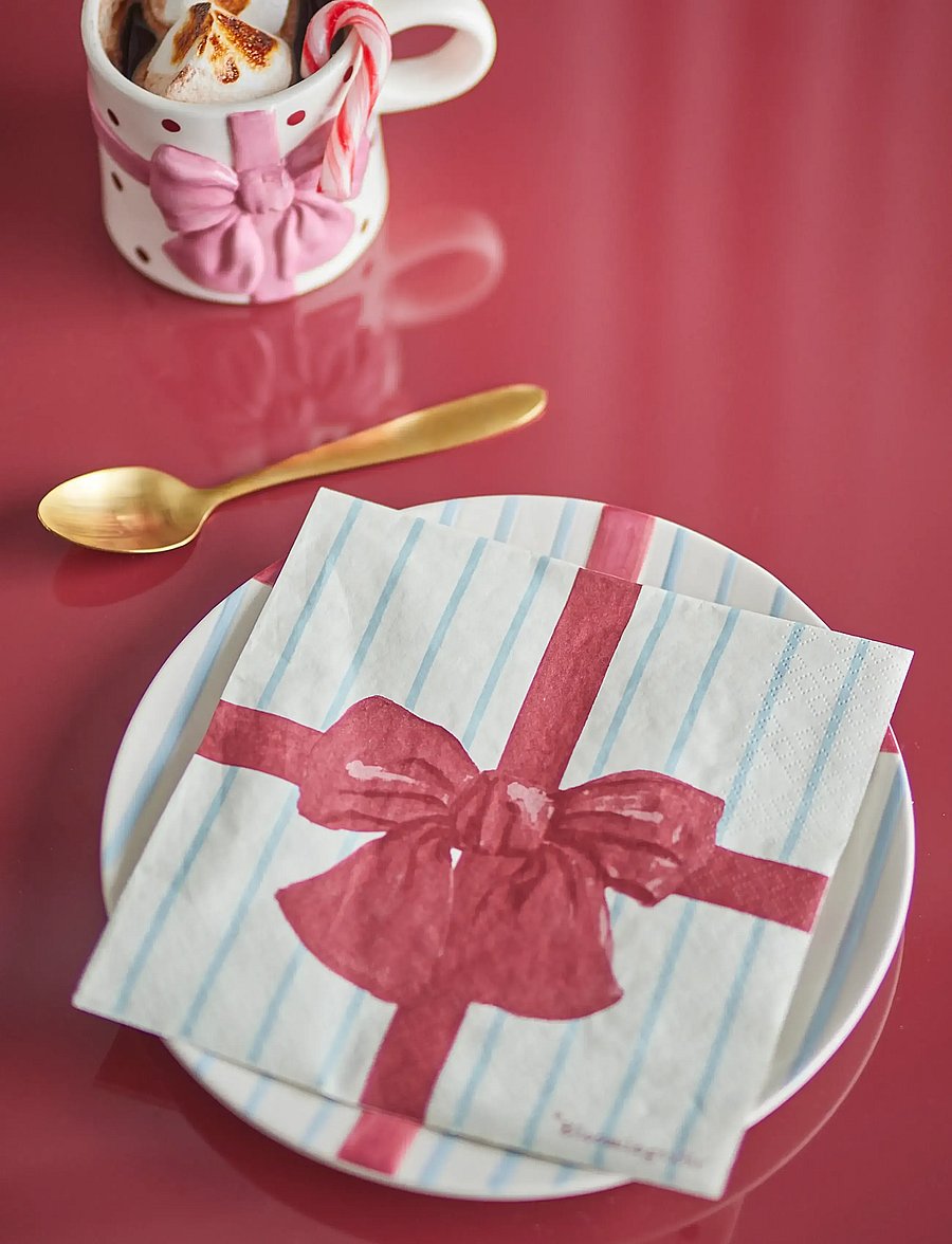 Bloomingville - Bowie Napkin - die niedrigsten preise - blue - 2