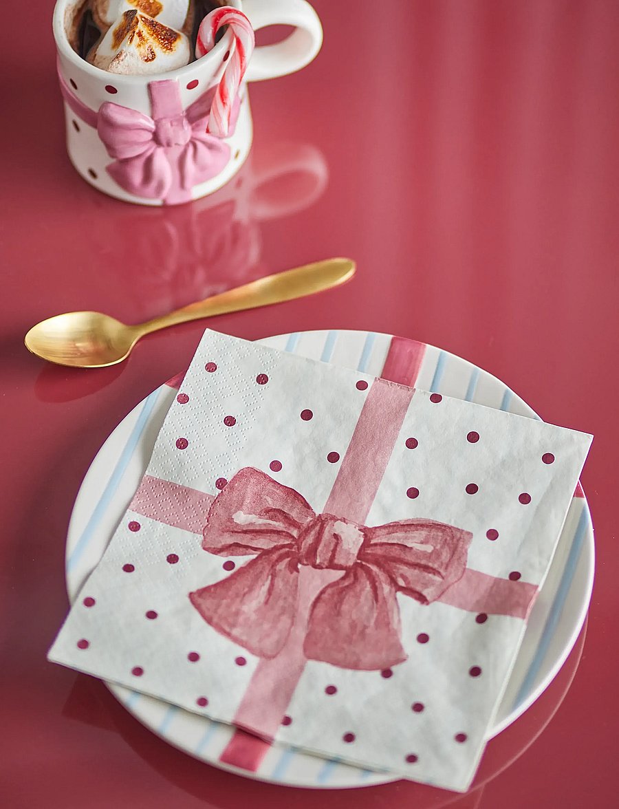 Bloomingville - Bowie Napkin - die niedrigsten preise - blue - 3
