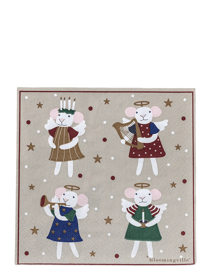 Bloomingville - Peo Napkin - multi-coloured - 0