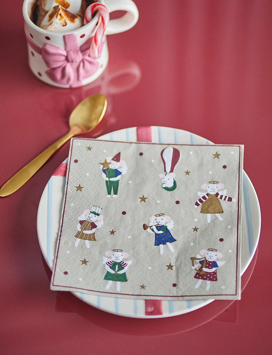 Bloomingville - Peo Napkin - papīra salvetes - multi-coloured - 0