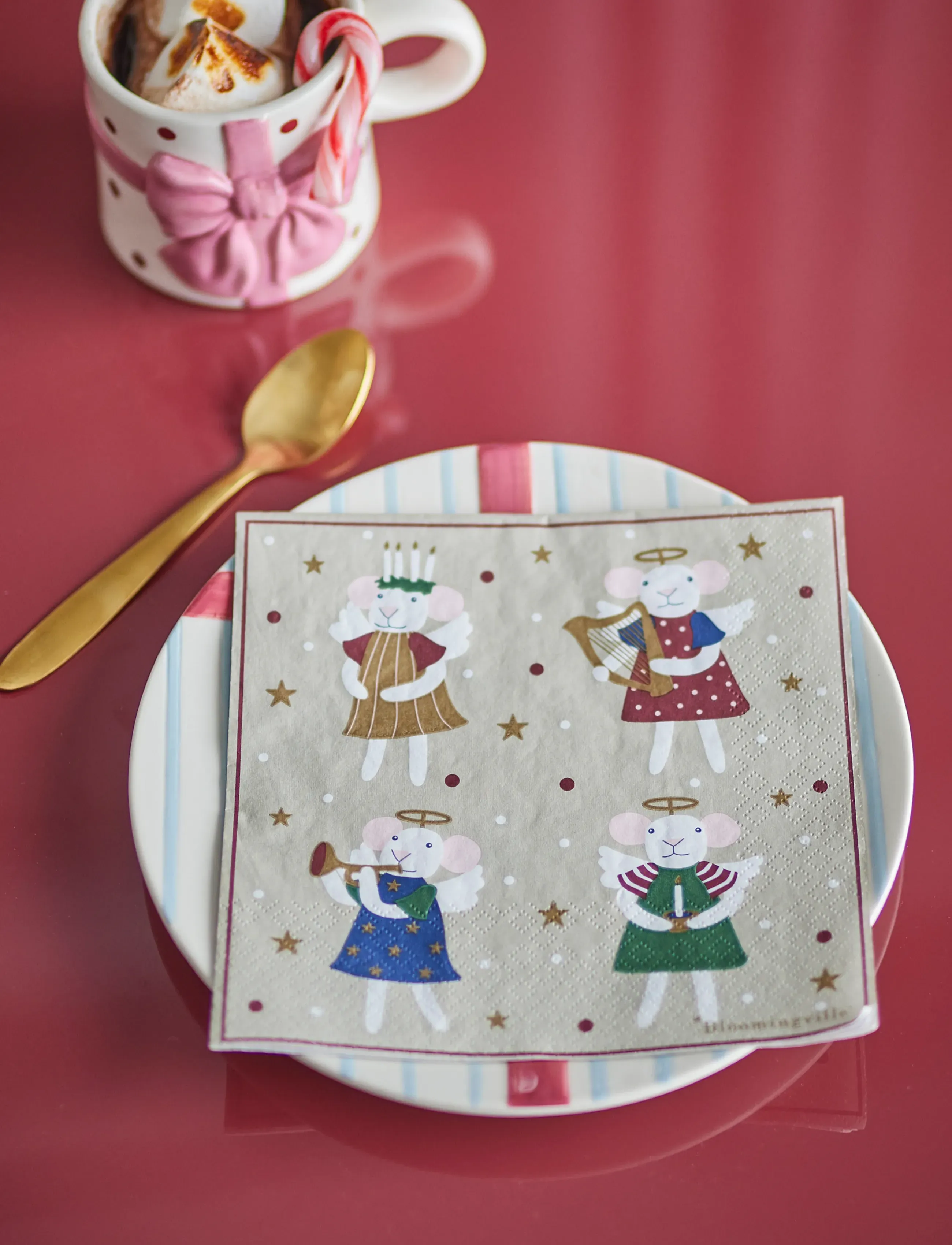 Bloomingville - Peo Napkin - papīra salvetes - multi-coloured - 3