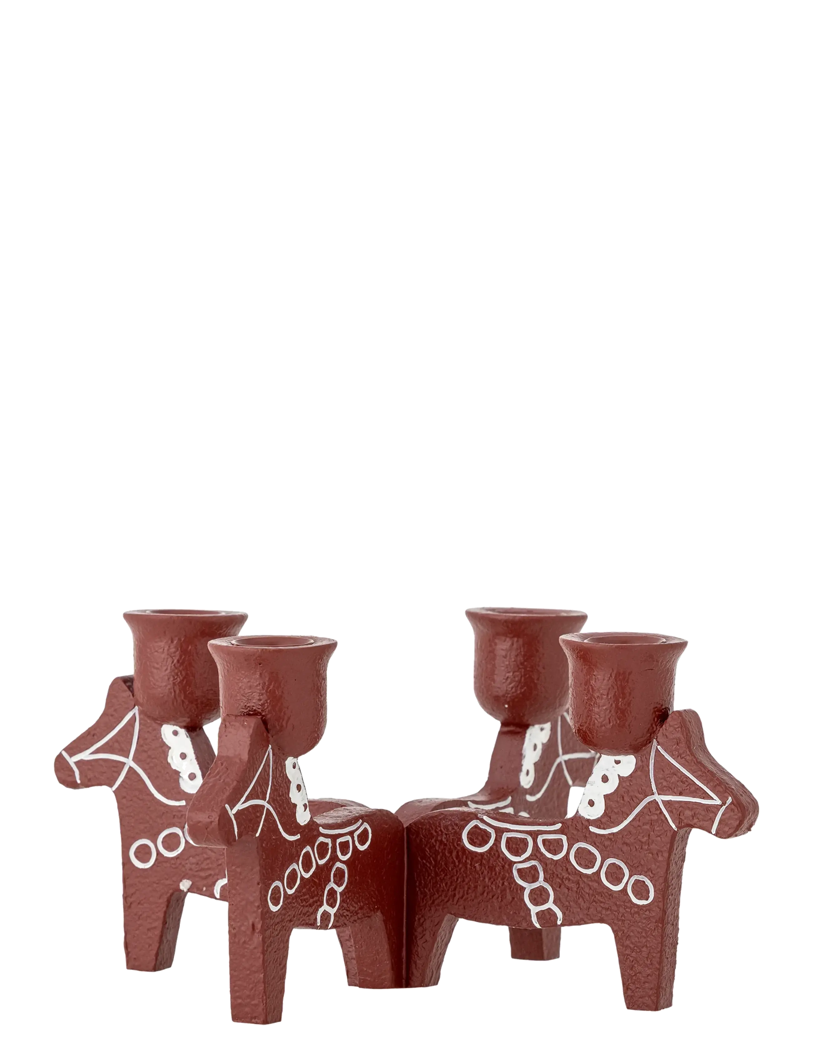 Bloomingville Siffer Advent Candle Holder - Christmas - RED / red