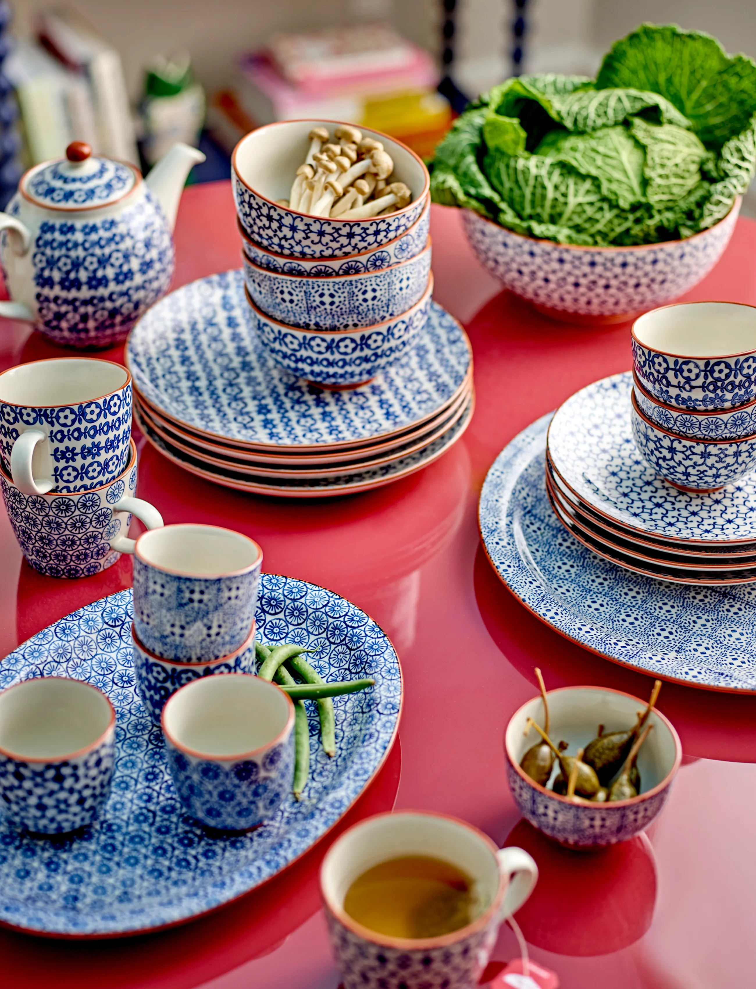 Bloomingville - Karine Mug - blue - 0