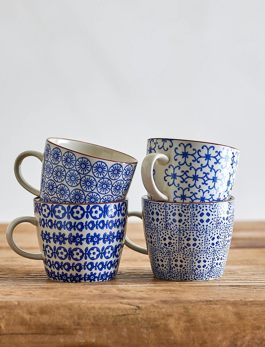 Bloomingville - Karine Mug - kohvitassid - blue - 2