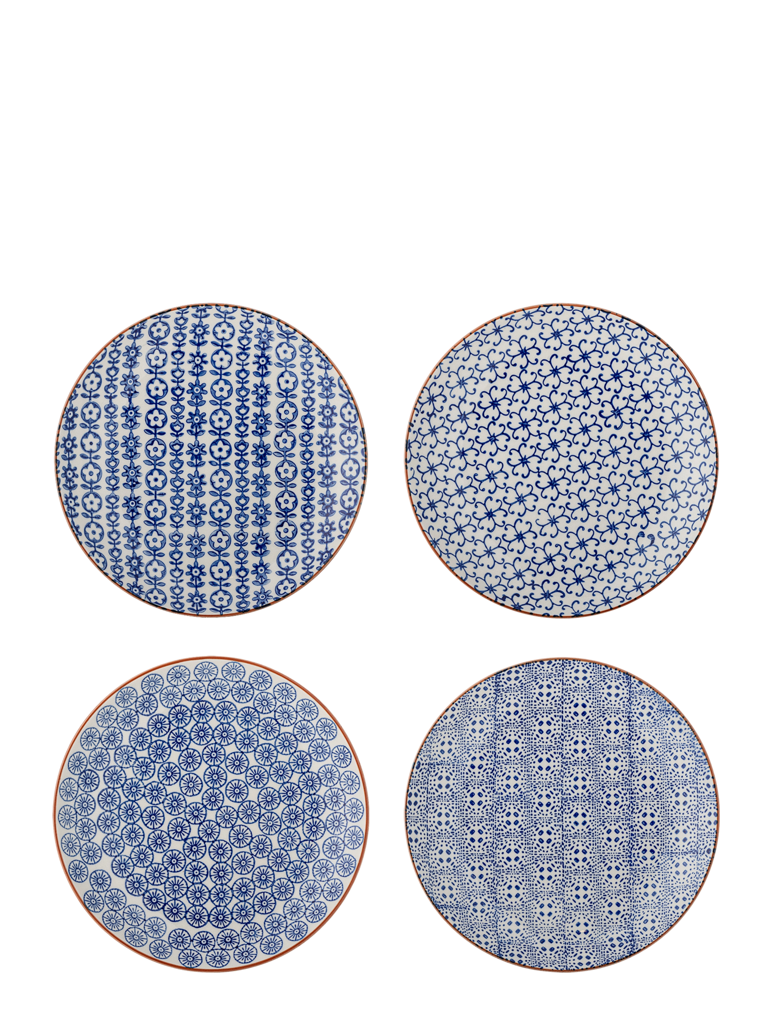 Bloomingville Karine Plate - Geschirr - BLUE / blue