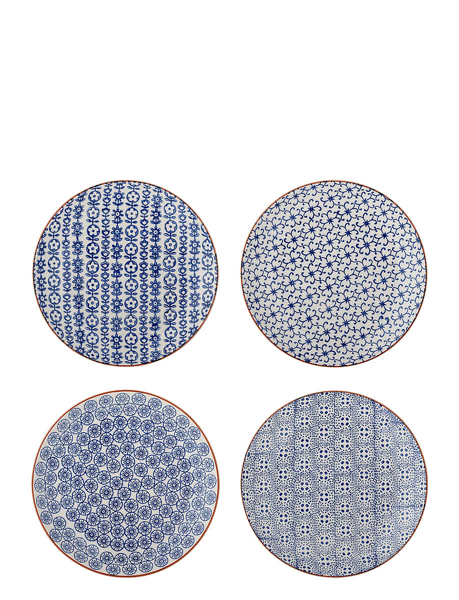 Bloomingville - Karine Plate - väikesed taldrikud - blue - 1