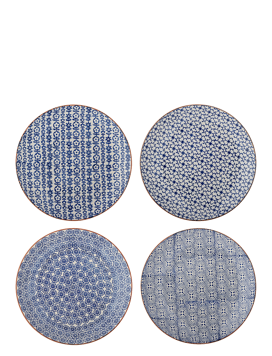 Bloomingville - Karine Plate - praetaldrikud - blue - 1