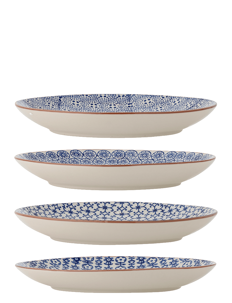 Bloomingville - Karine Plate - praetaldrikud - blue - 2