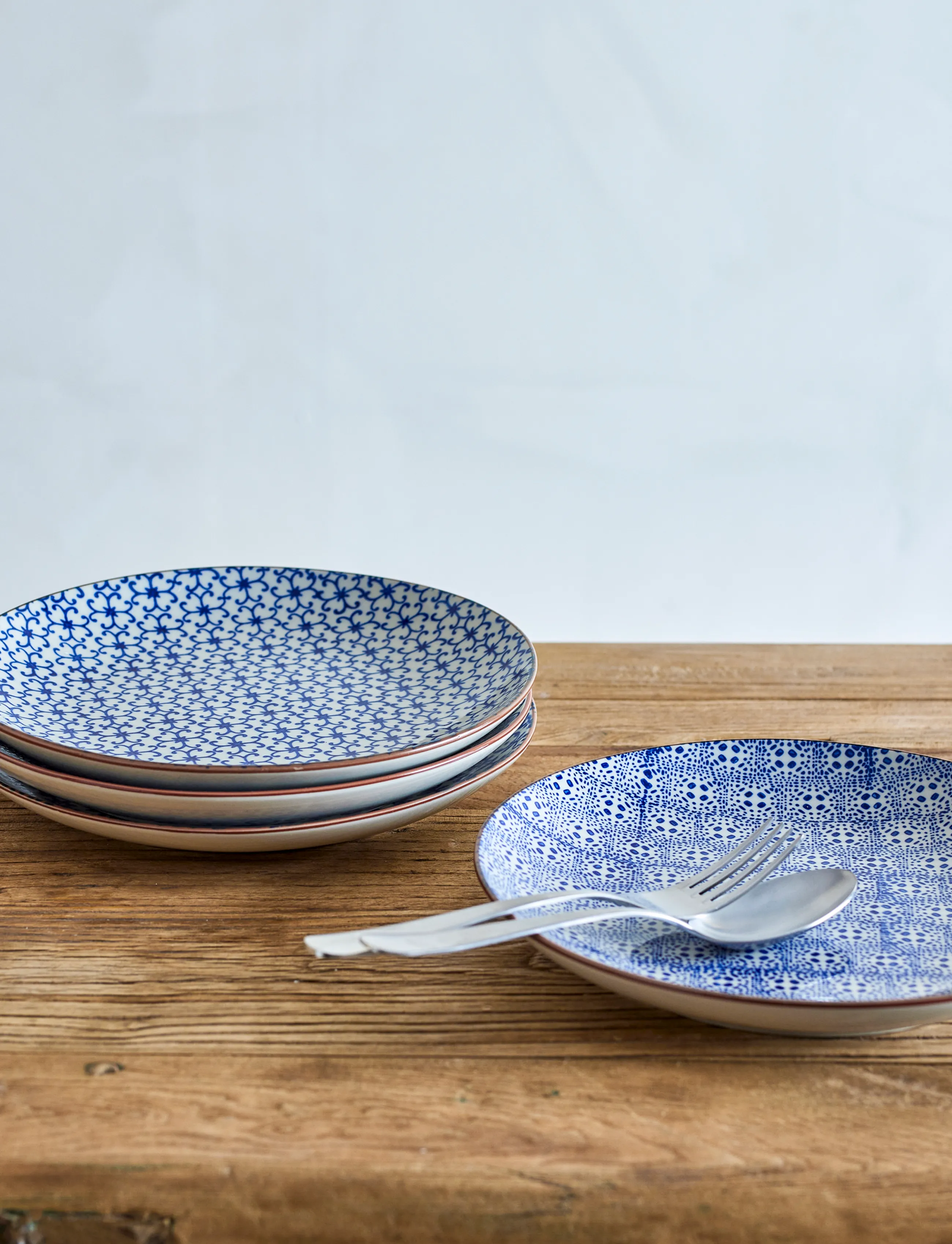 Bloomingville - Karine Plate - blue - 3