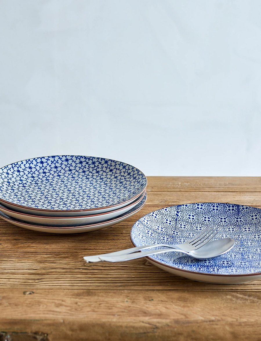 Bloomingville - Karine Plate - praetaldrikud - blue - 3