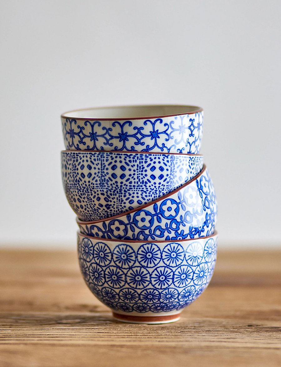 Bloomingville - Karine Bowl - hommikusöögikausid - blue - 5
