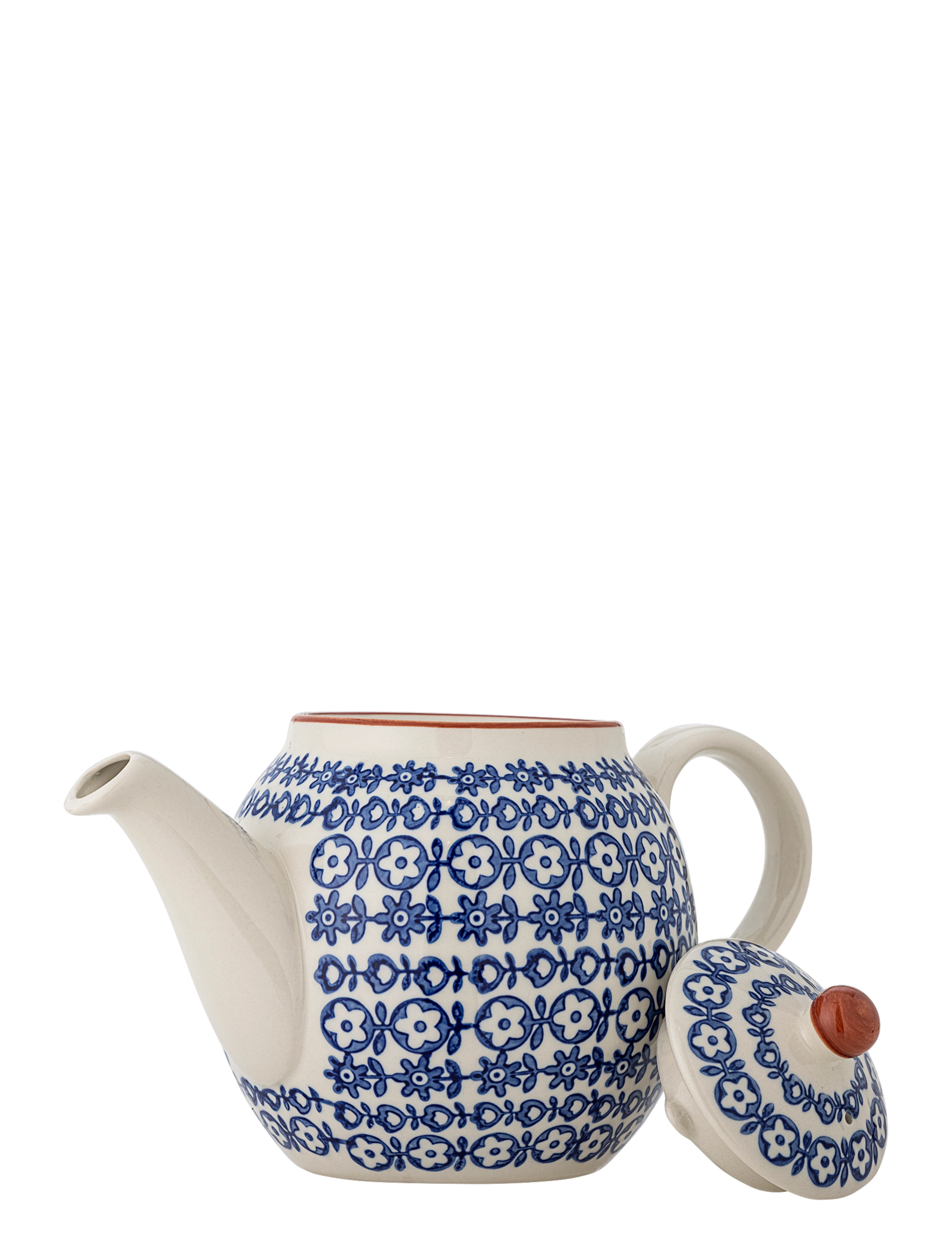 Bloomingville - Karine Teapot - teekannen - blue - 2