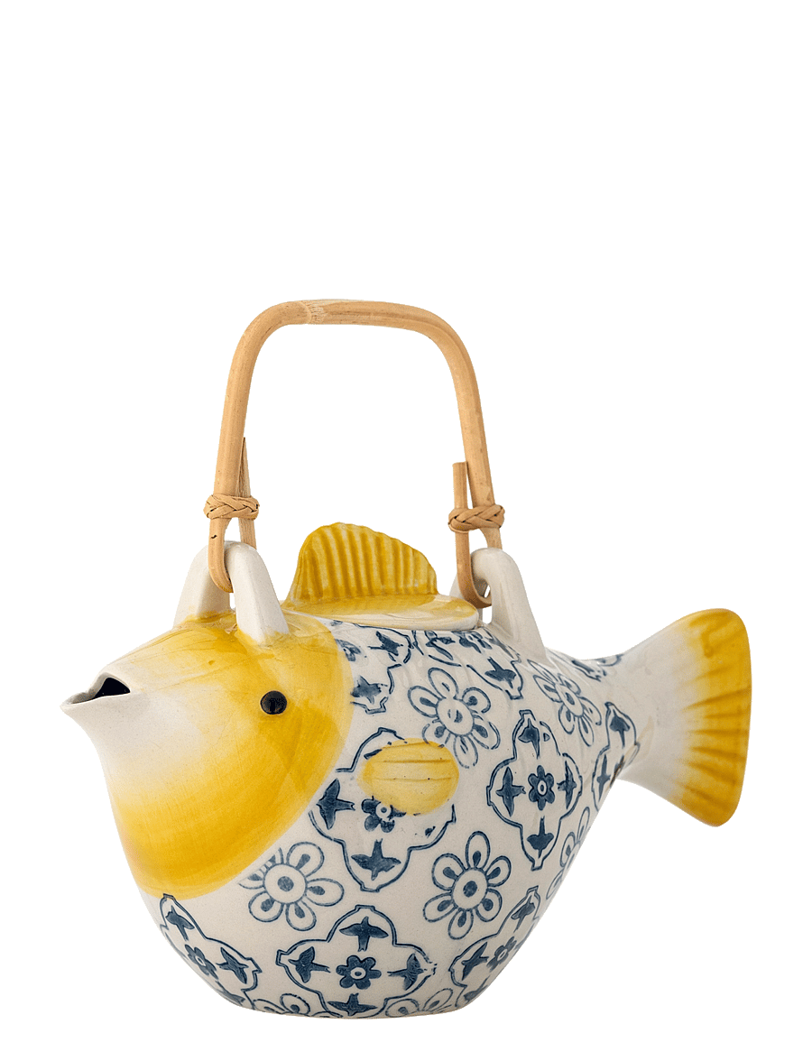 Bloomingville - Wrenna Teapot w/Strainer - tējkannas - multi-coloured - 1