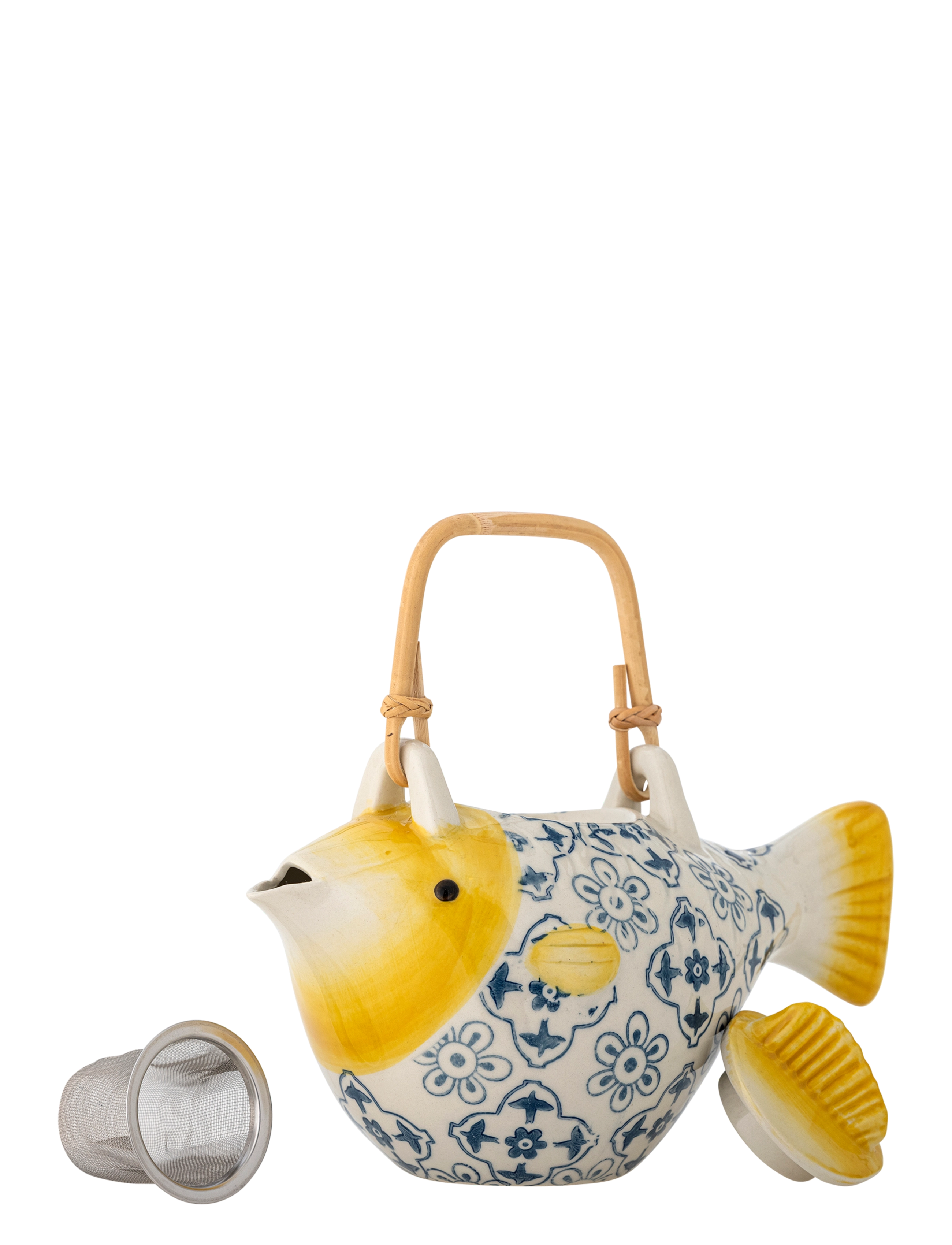 Bloomingville - Wrenna Teapot w/Strainer - multi-coloured - 3