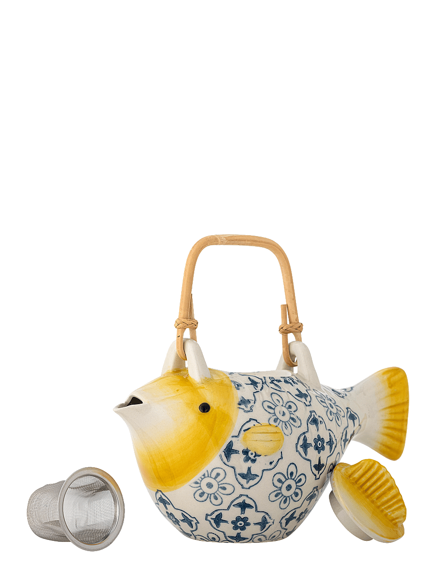 Bloomingville - Wrenna Teapot w/Strainer - tējkannas - multi-coloured - 3