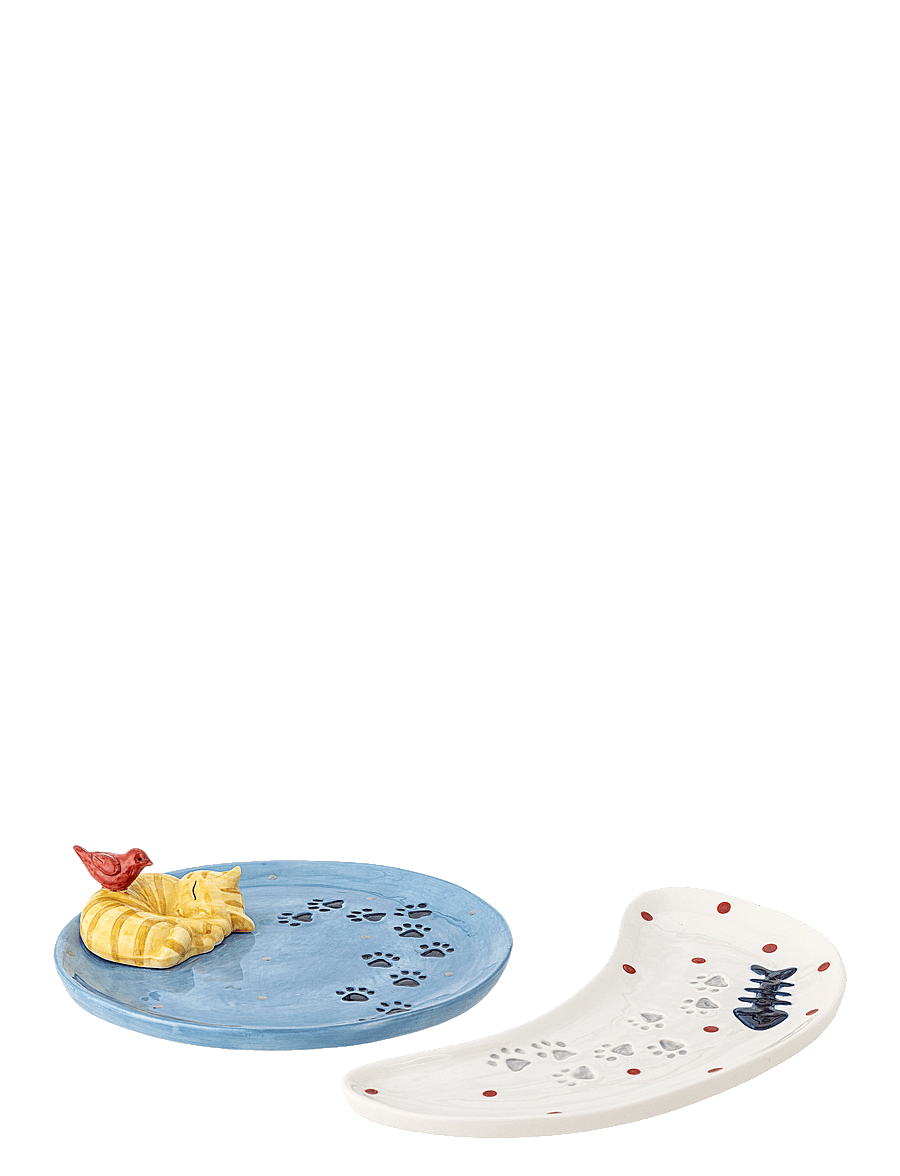 Bloomingville - Bitte Serving Plate - vaagnad ja roogade serveerimisalused - multi-coloured - 1