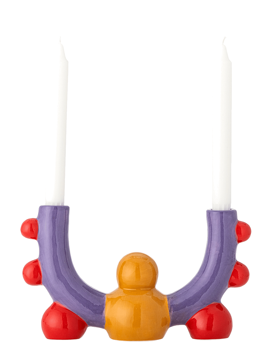 Bloomingville - Edivia Candle Holder - Świeczniki - multi-coloured - 2