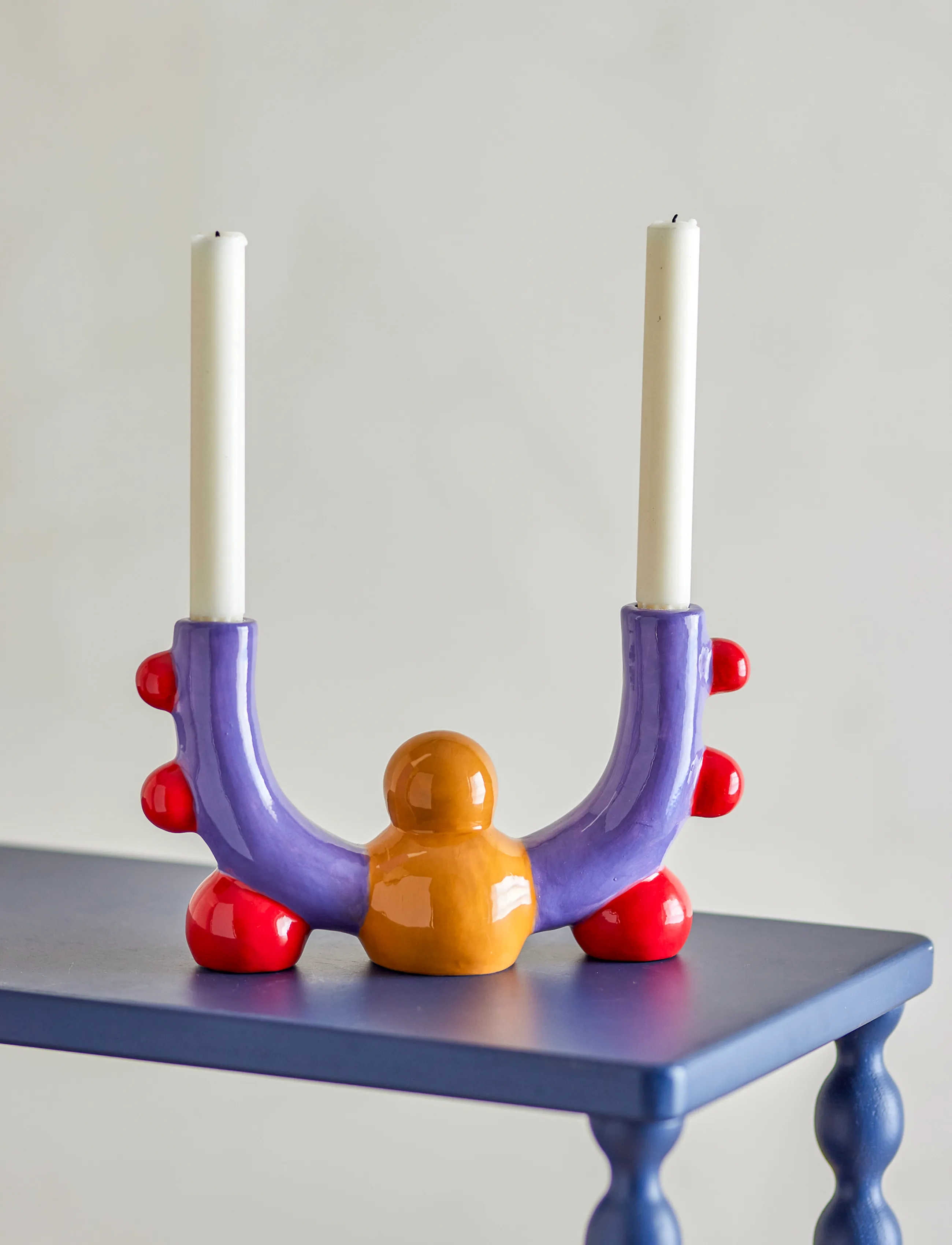 Bloomingville - Edivia Candle Holder - multi-coloured - 0