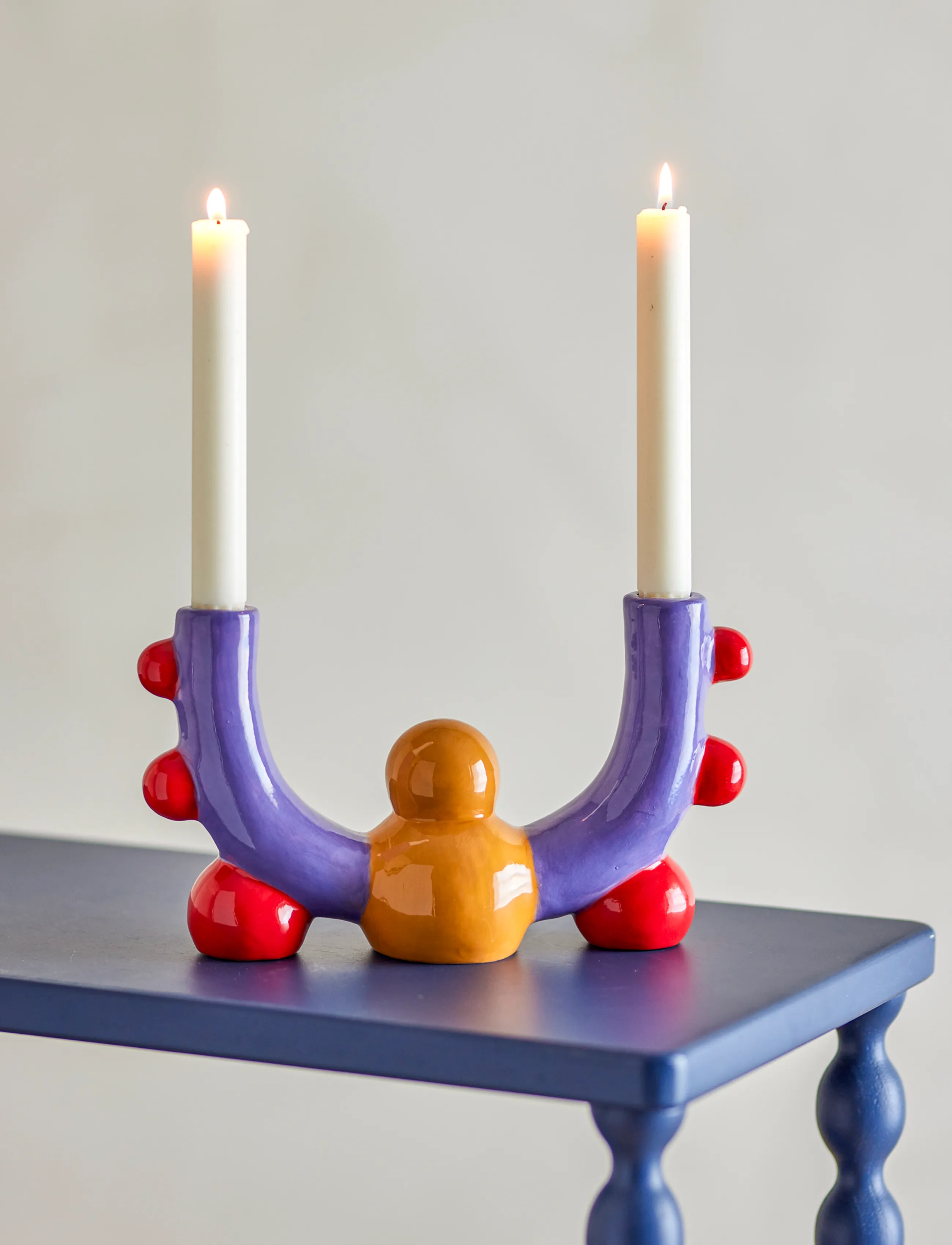 Bloomingville - Edivia Candle Holder - multi-coloured - 4