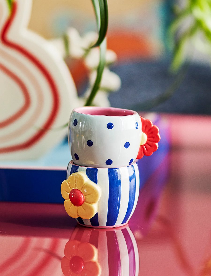 Bloomingville - Haisy Cup - kaffekopper - multi-coloured - 0