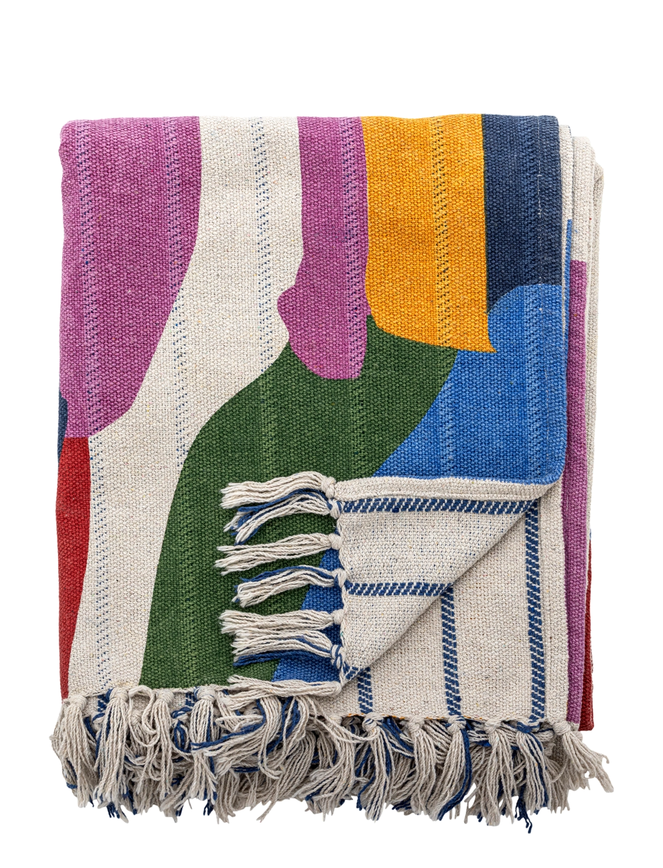 Bloomingville Artista Throw - Visa allt - MULTI-COLOURED / multi
