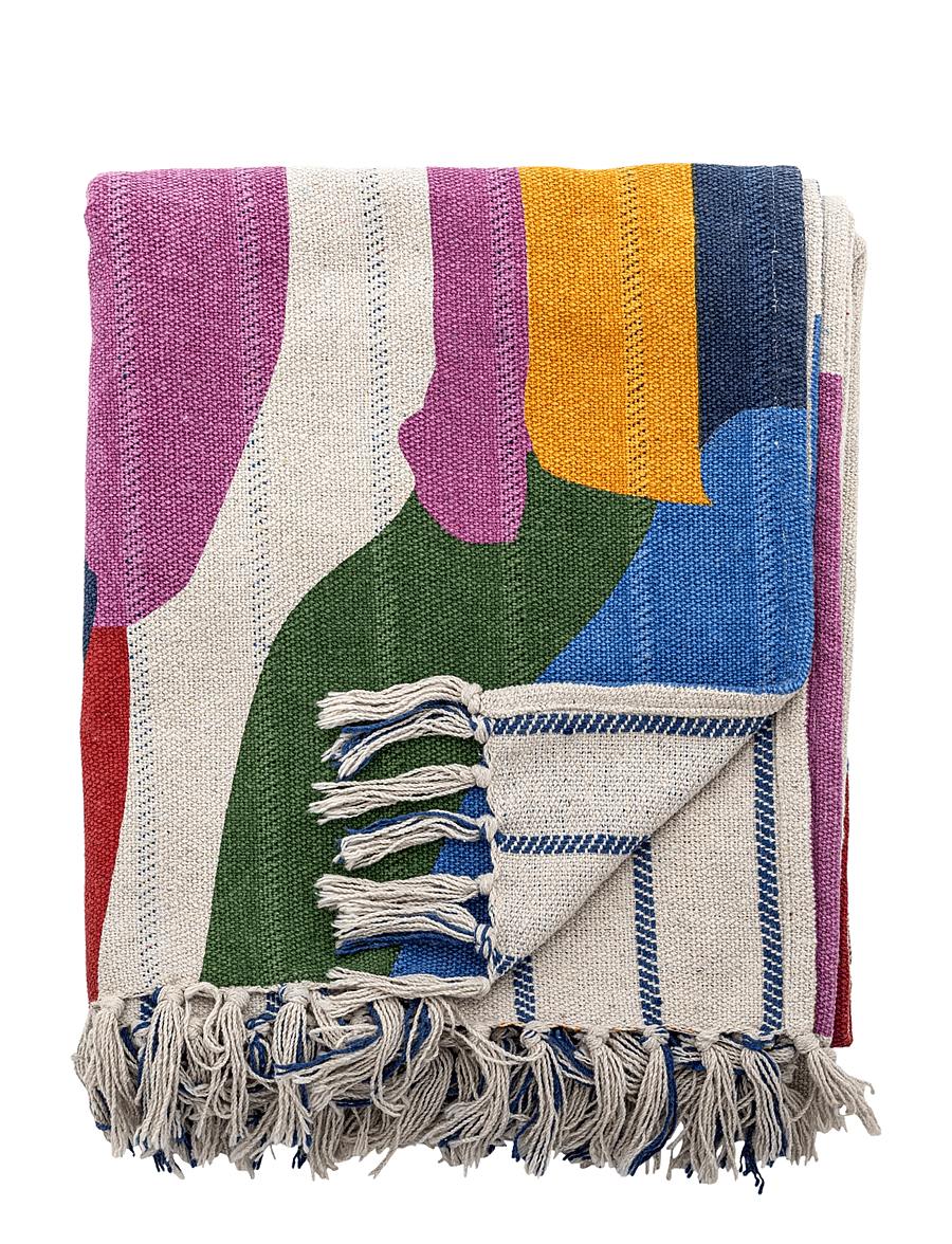 Bloomingville - Artista Throw - pledi un segas - multi-coloured - 1