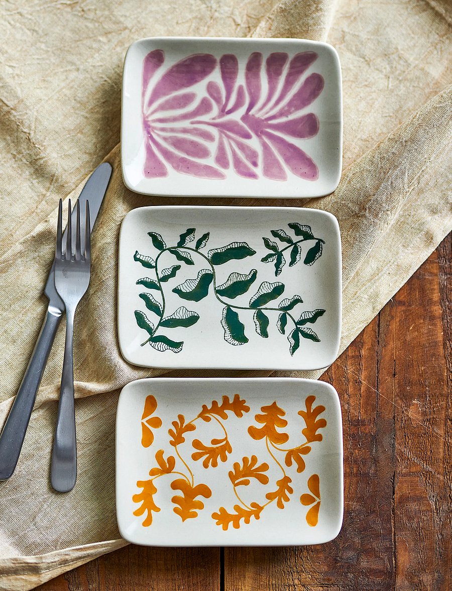 Bloomingville - Fauni Plate - väikesed taldrikud - multi-coloured - 4