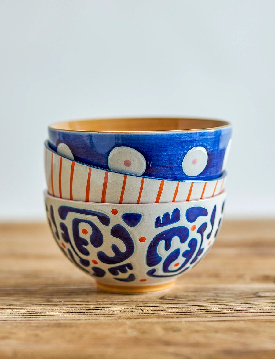Bloomingville - Eviaya Bowl - hommikusöögikausid - multi-coloured - 3