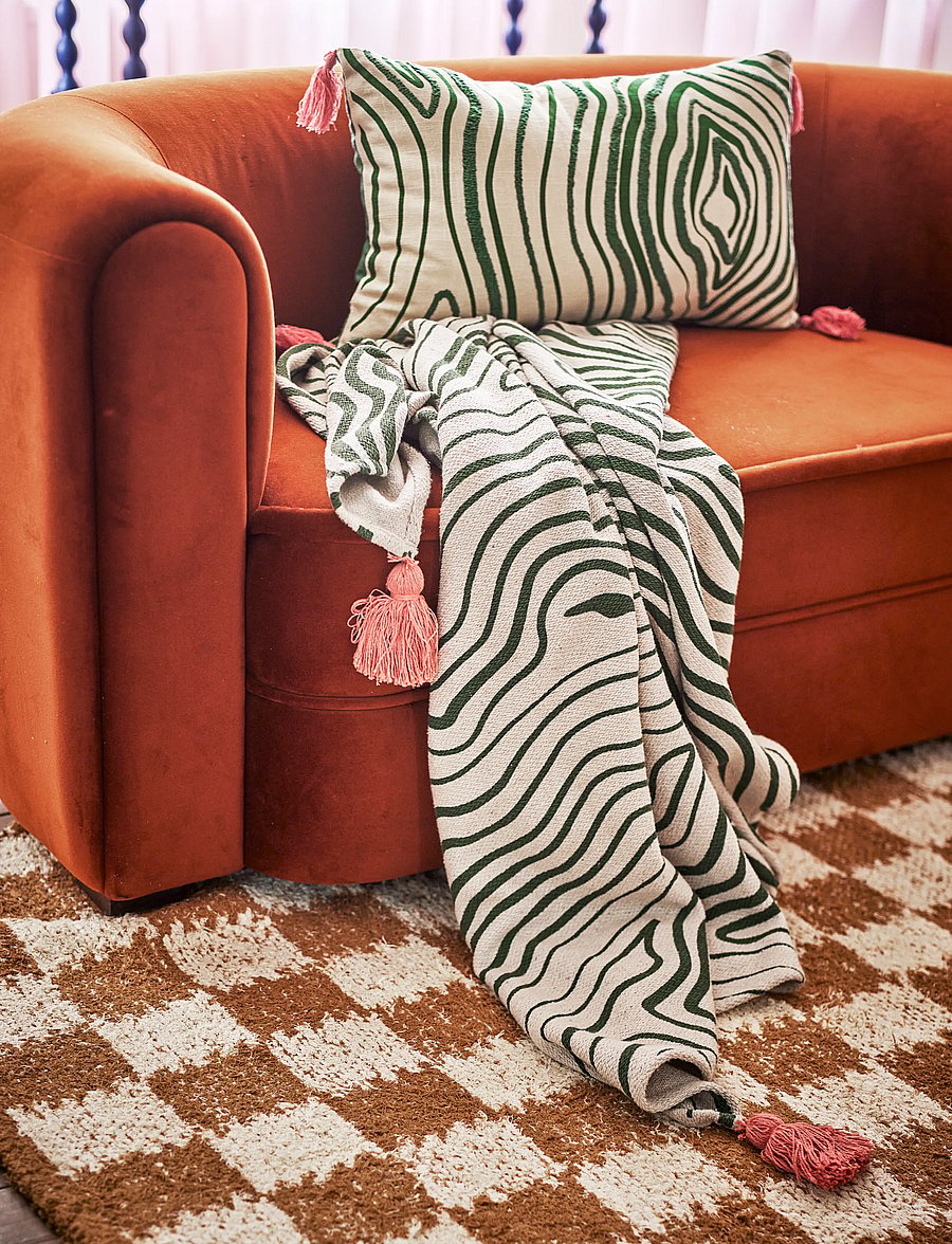 Bloomingville - Woodsby Throw - decken - multi-coloured - 0