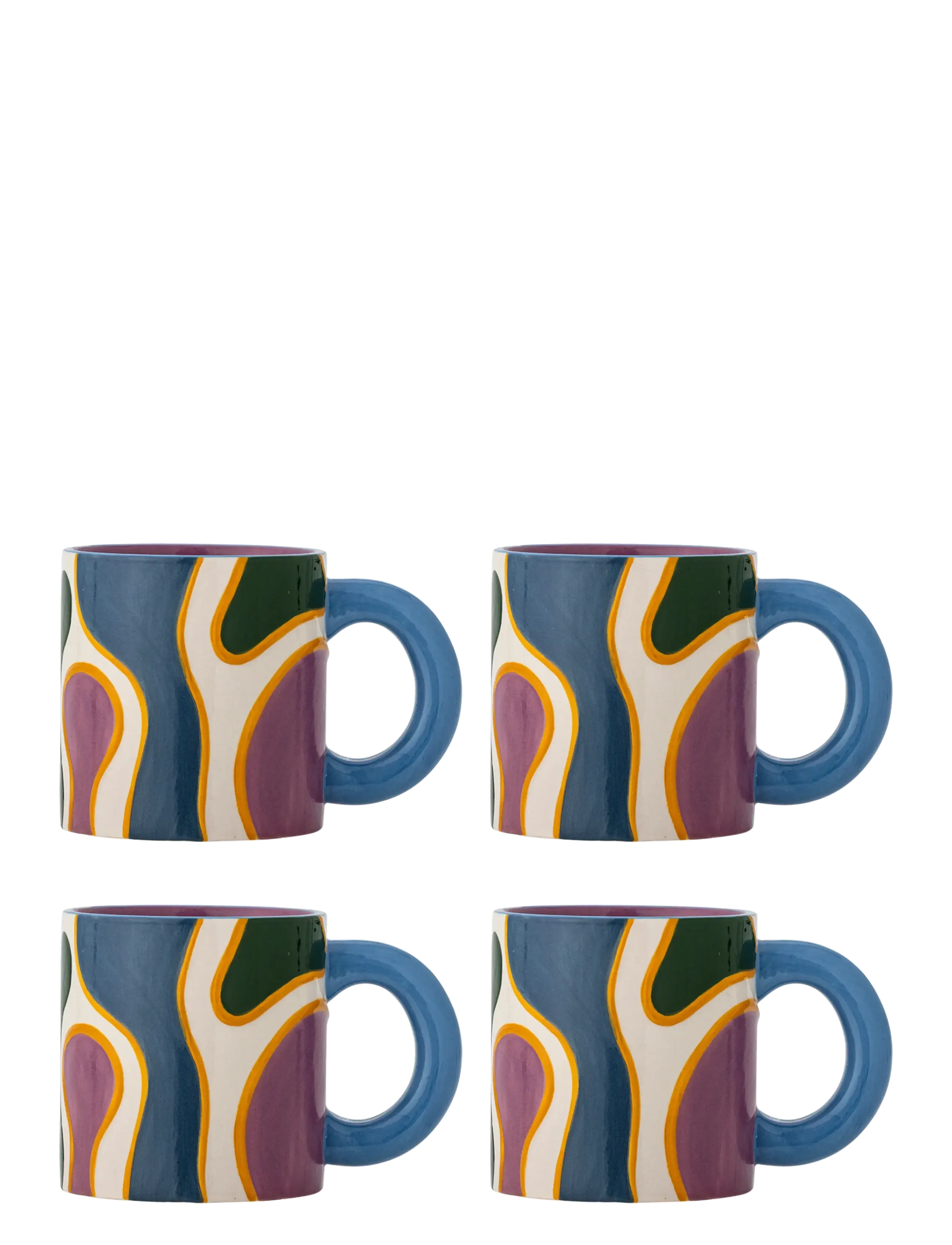 Bloomingville Salacia Mug - Bloomingville - MULTI-COLOURED / blue