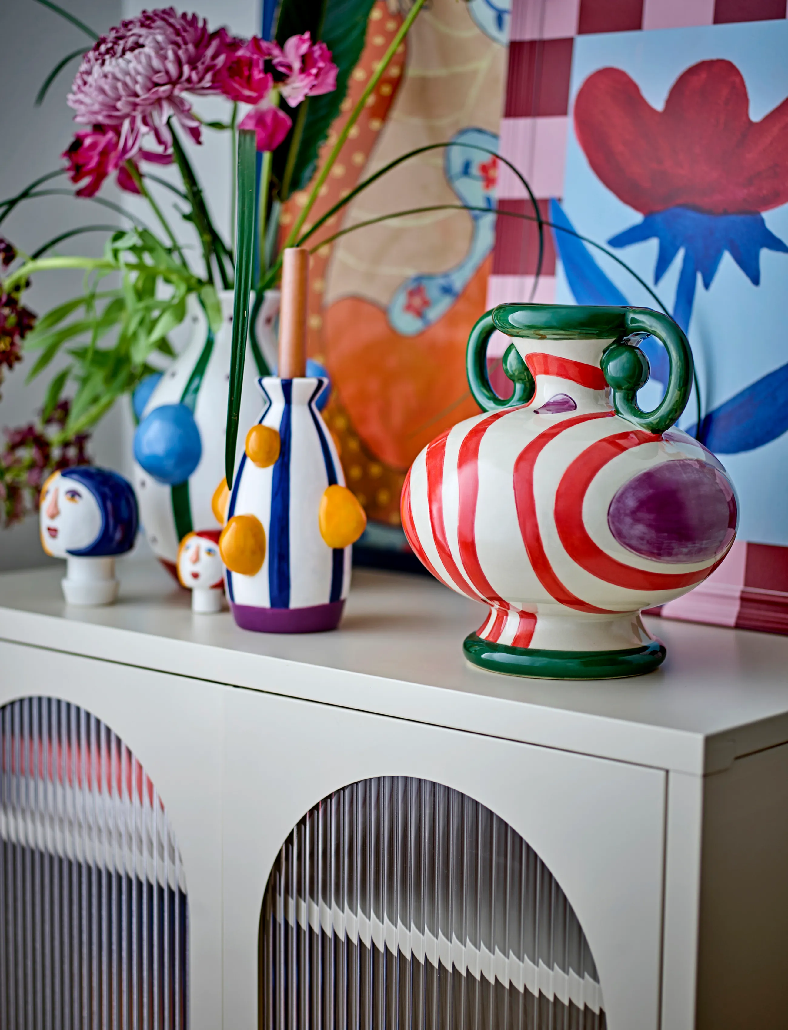 Bloomingville - Betiva Vase - multi-coloured - 3
