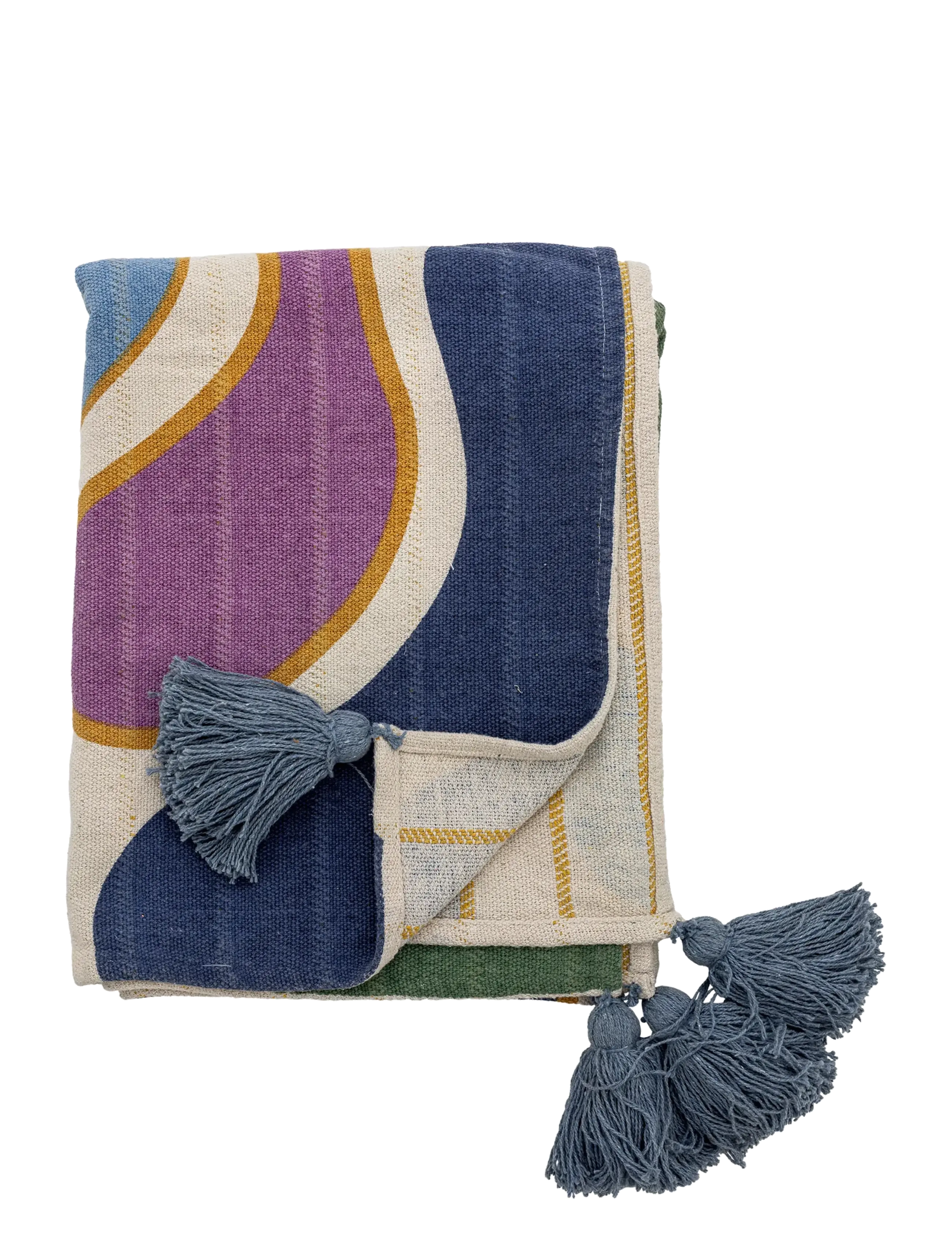Bloomingville Salacia Throw - Textiles - MULTI-COLOURED / multi