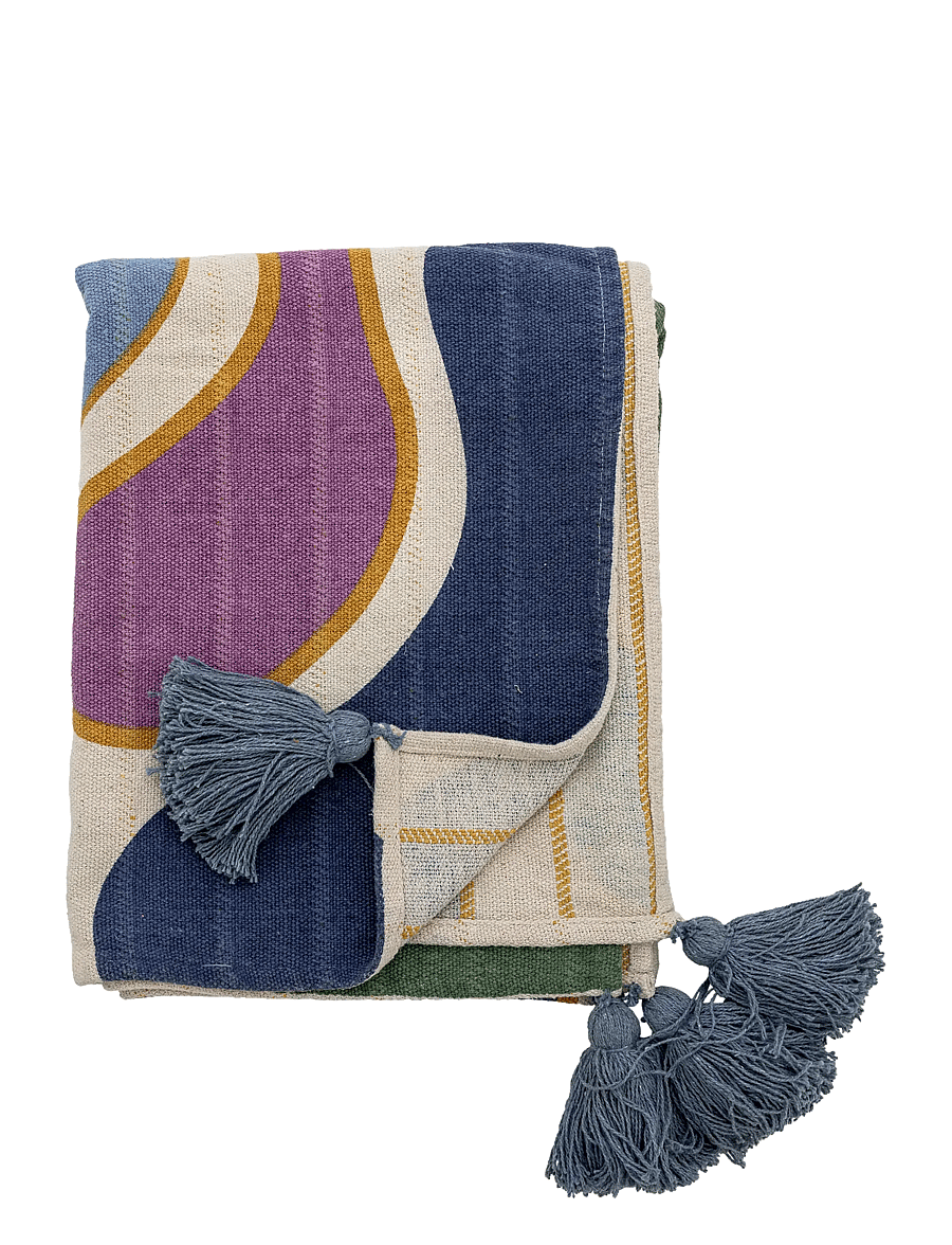 Bloomingville - Salacia Throw - pledi un segas - multi-coloured - 1