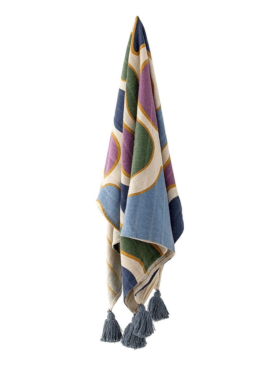 Bloomingville - Salacia Throw - pledi un segas - multi-coloured - 2