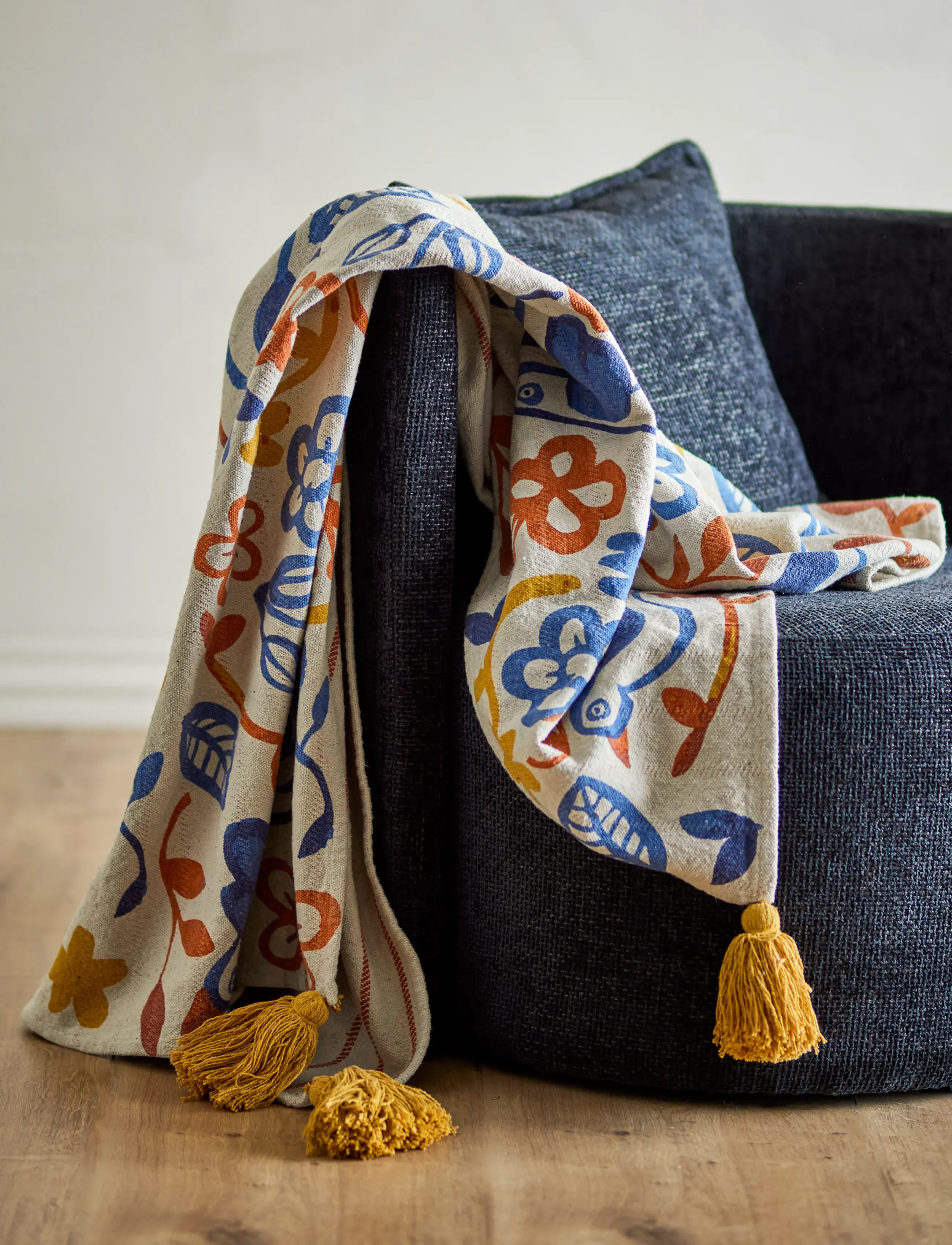 Bloomingville - Figuria Throw - blankets & throws - multi-coloured - 0