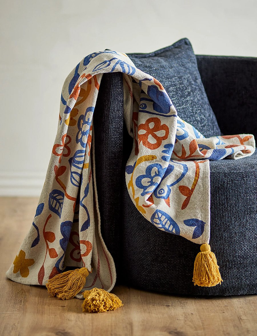 Bloomingville - Figuria Throw - decken - multi-coloured - 0