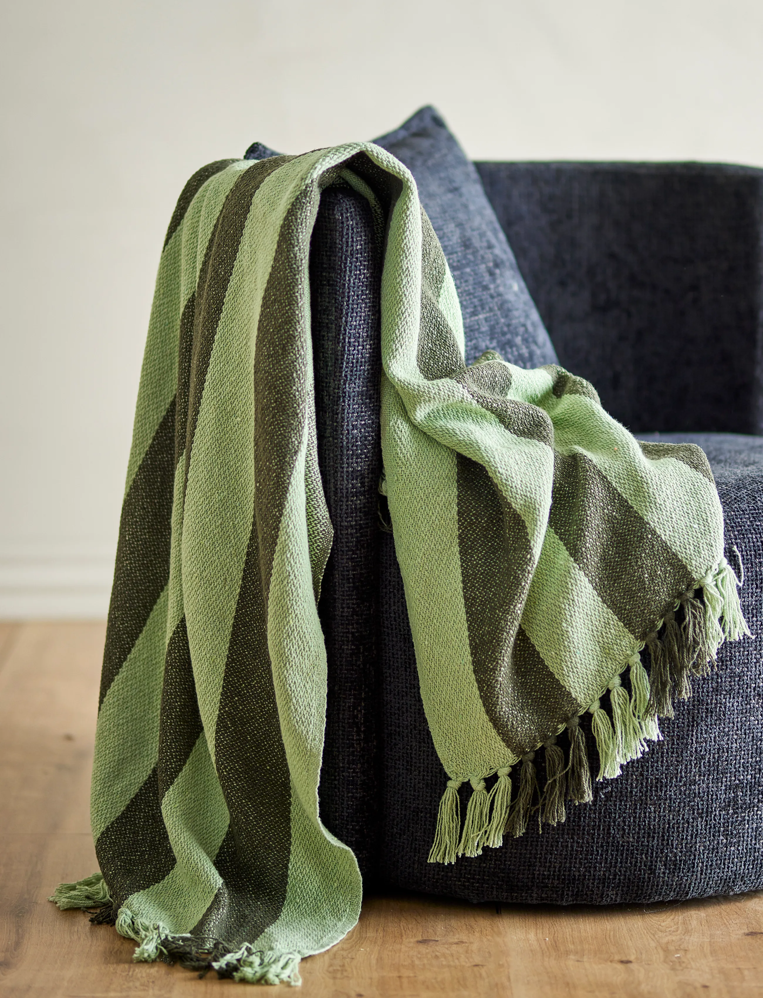 Bloomingville Frello Throw,,,Grün Gr.160X130CM