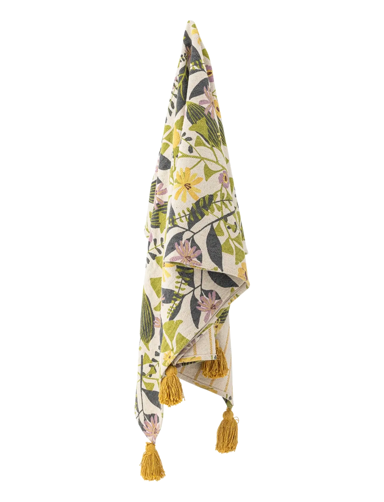 Bloomingville - Camelie Throw - blankets & throws - multi-coloured - 2