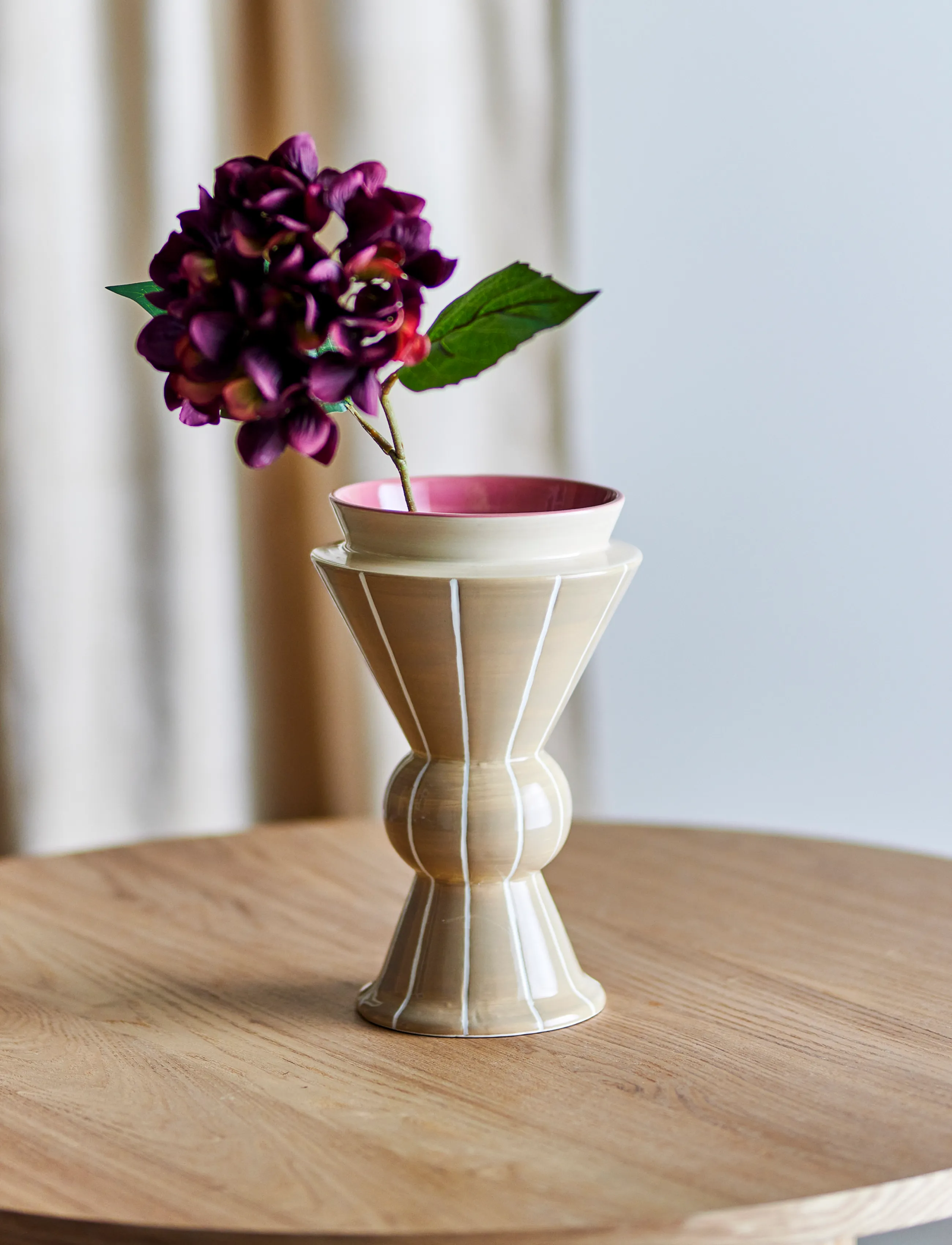 Bloomingville - Trilla Vase - vaser - beige - 0
