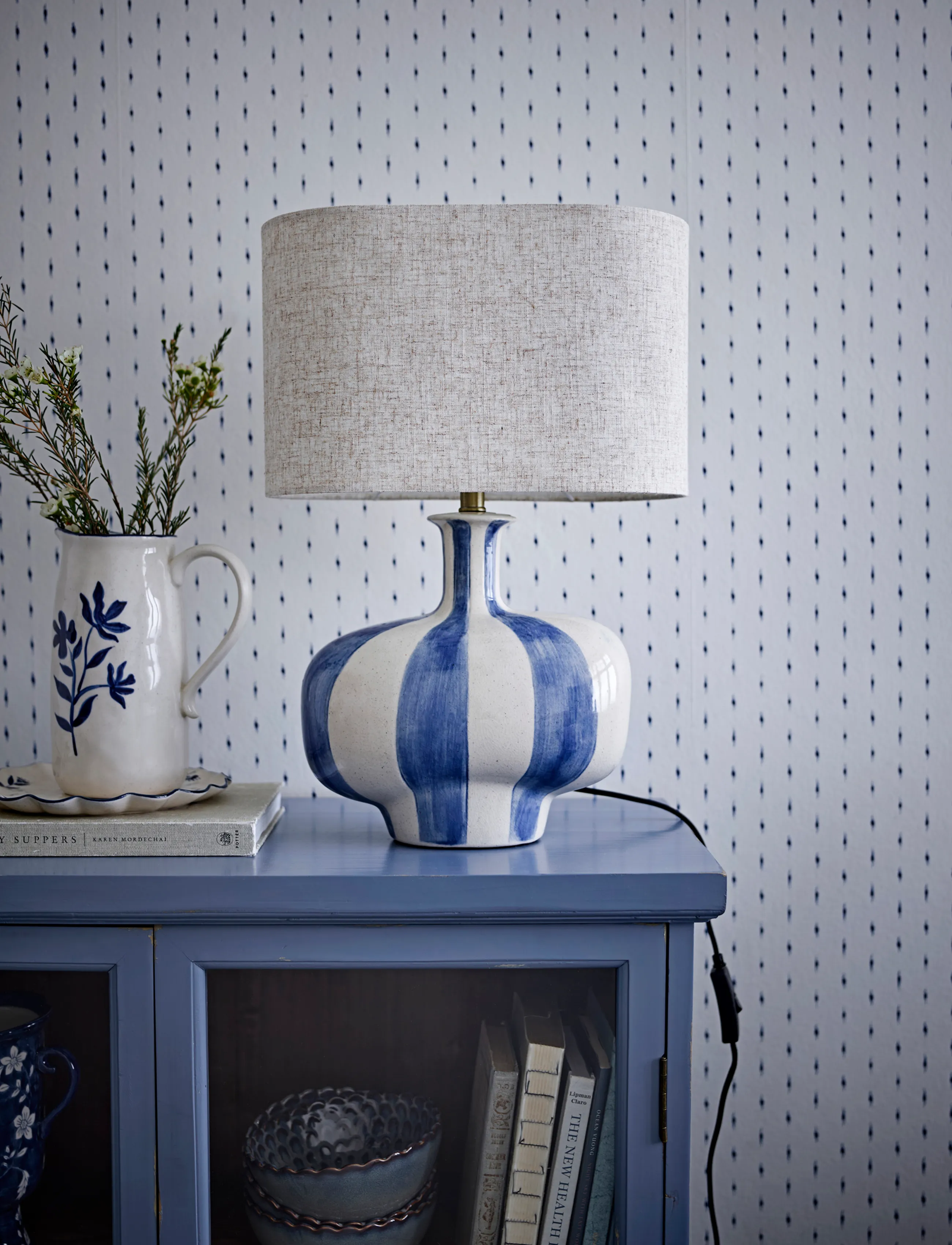 Bloomingville - Hazem Cabinet - kapid - blue - 0