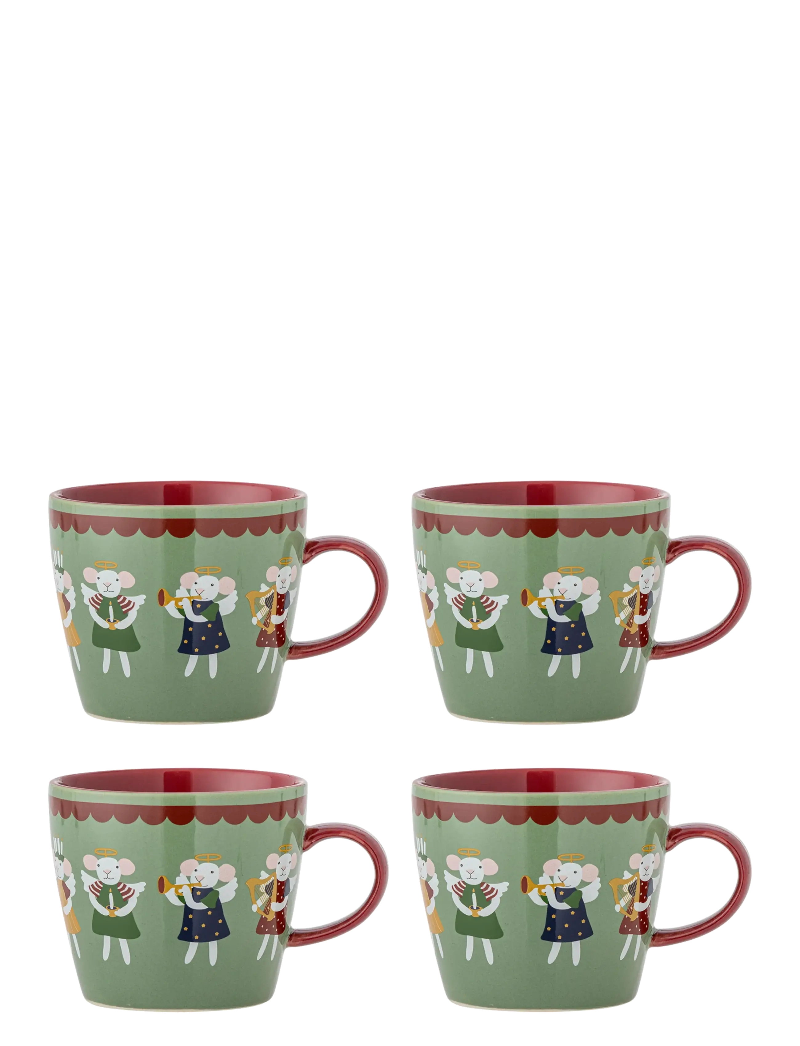 Bloomingville Peo Mug - Weihnachten - GREEN / green