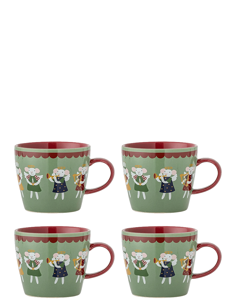 Bloomingville - Peo Mug - weihnachtsdekoration - green - 1