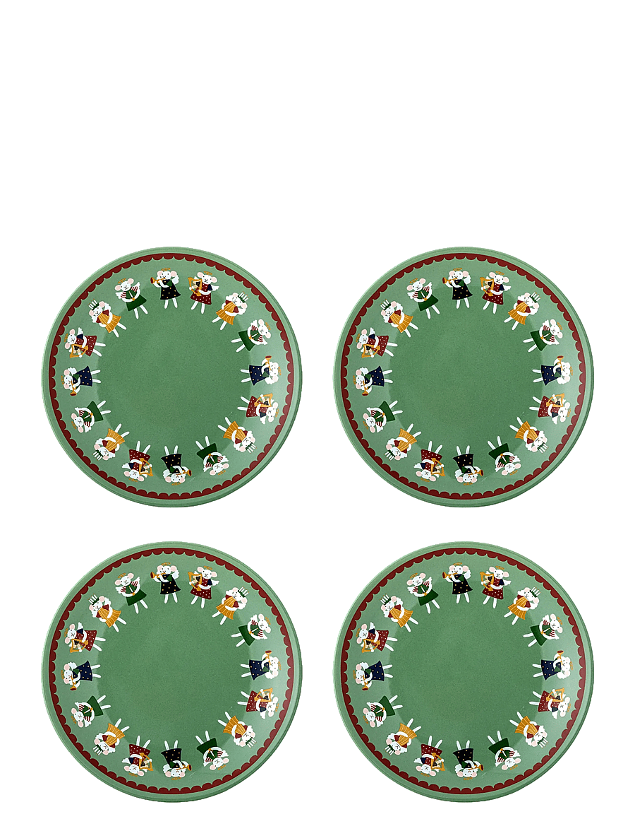 Bloomingville - Peo Plate - weihnachtsdekoration - green - 1