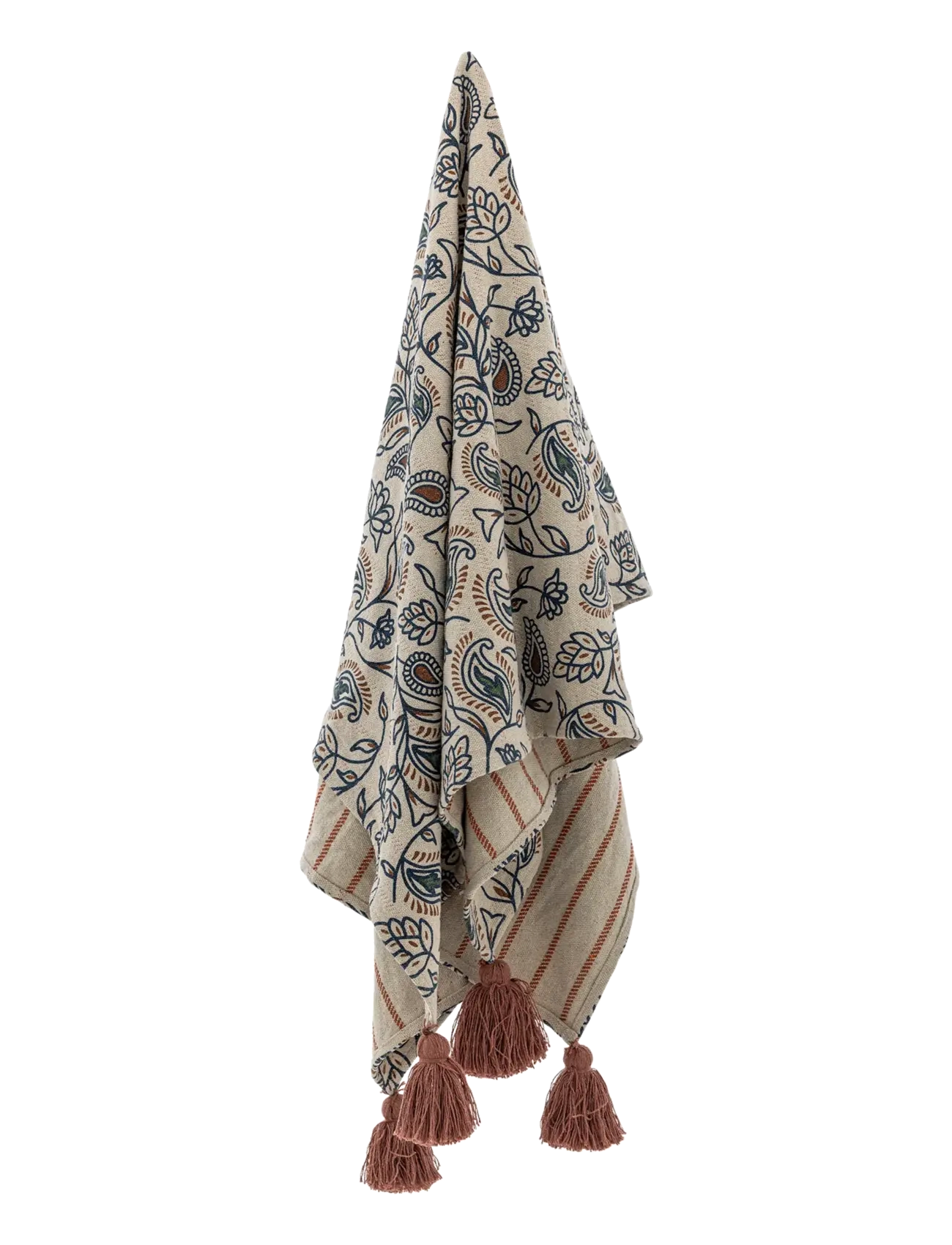 Bloomingville - Paisley Throw - blankets & throws - multi-coloured - 2