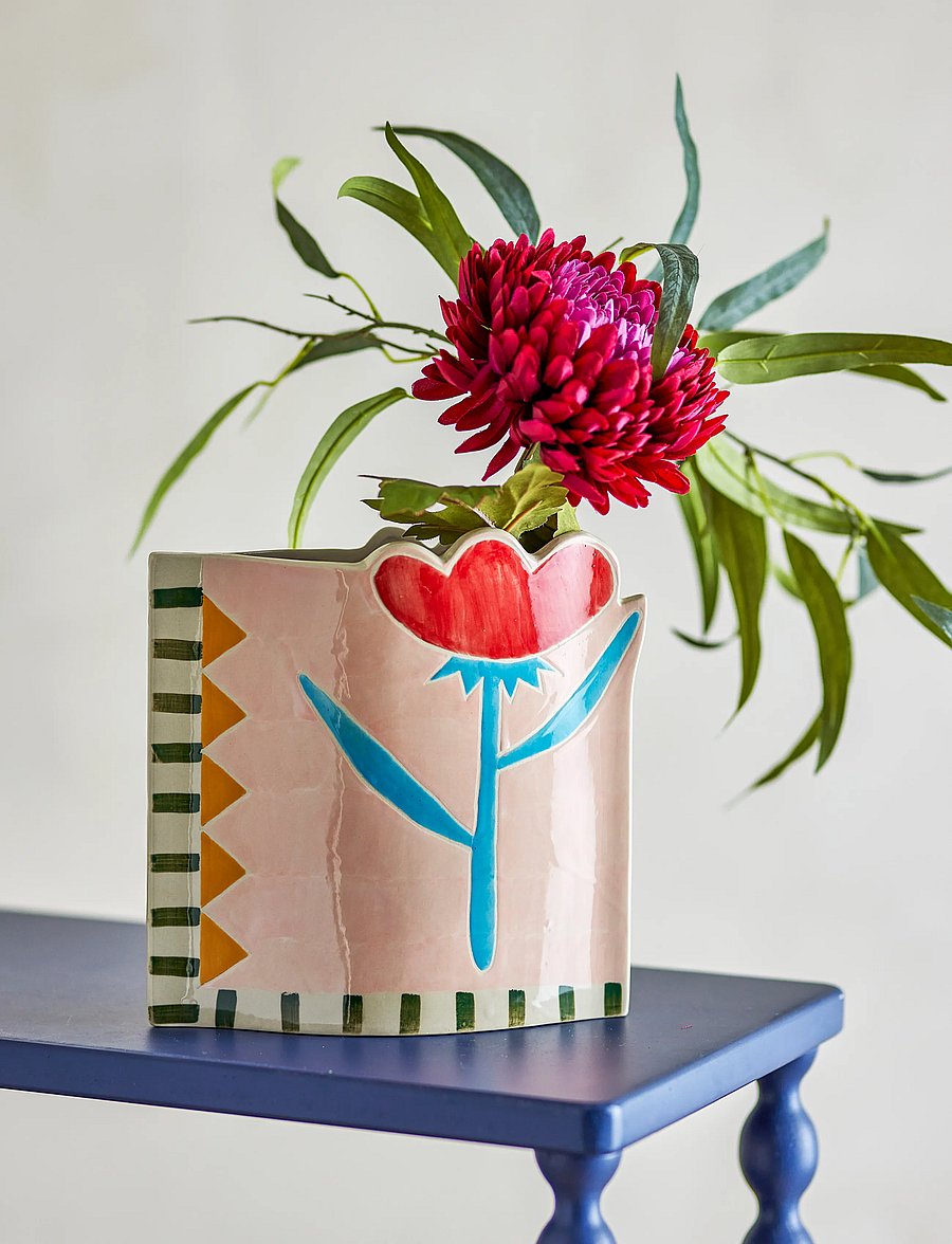 Bloomingville - Vinia Vase - vazos - multi-coloured - 0