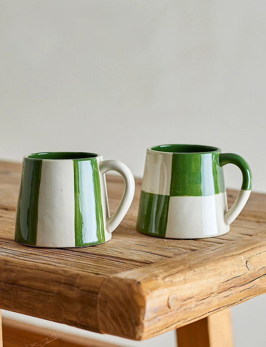 Bloomingville - Floki Mug - kaffekopper - green - 2