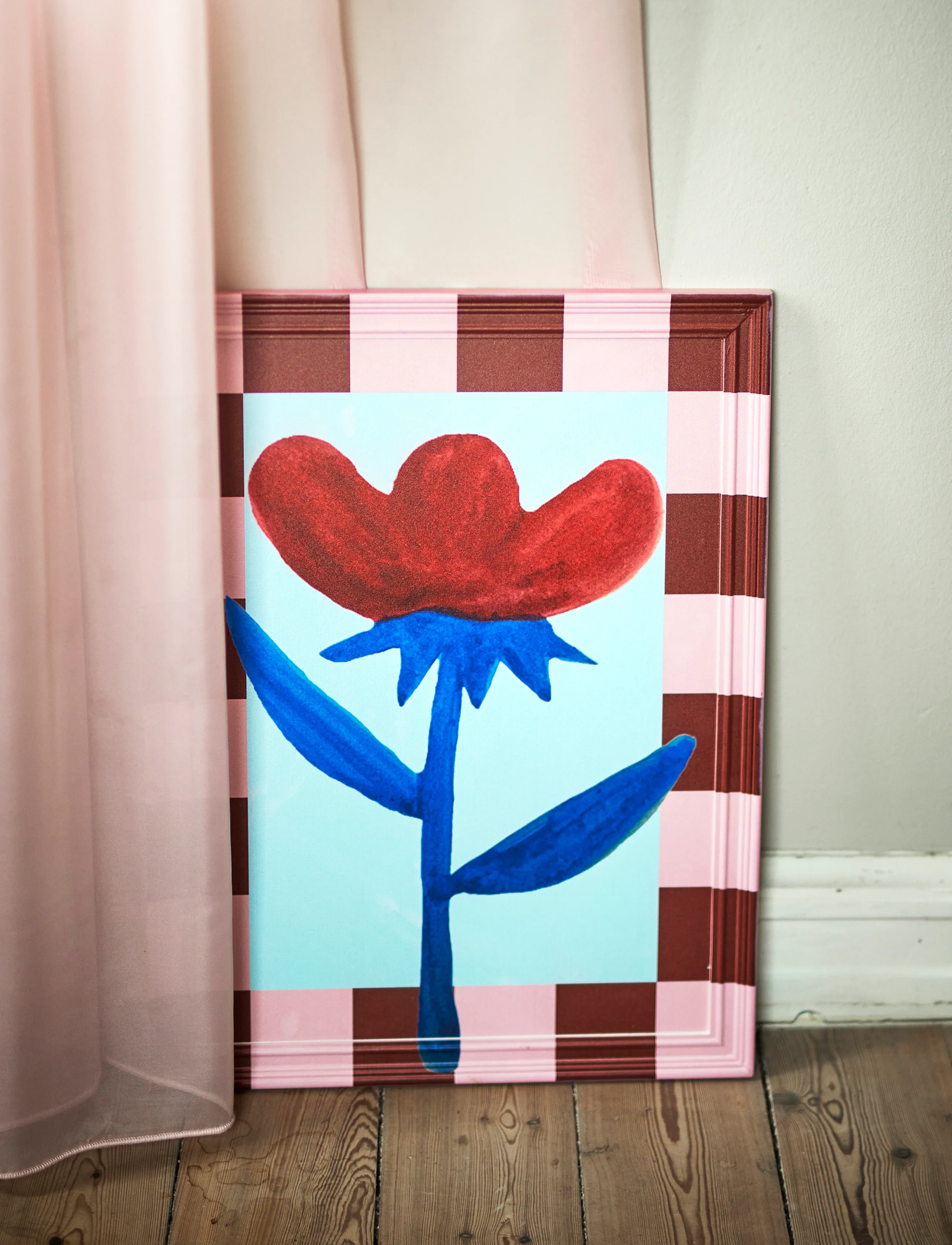 Bloomingville - Vinia Illustration w/ Frame - multi-coloured - 3