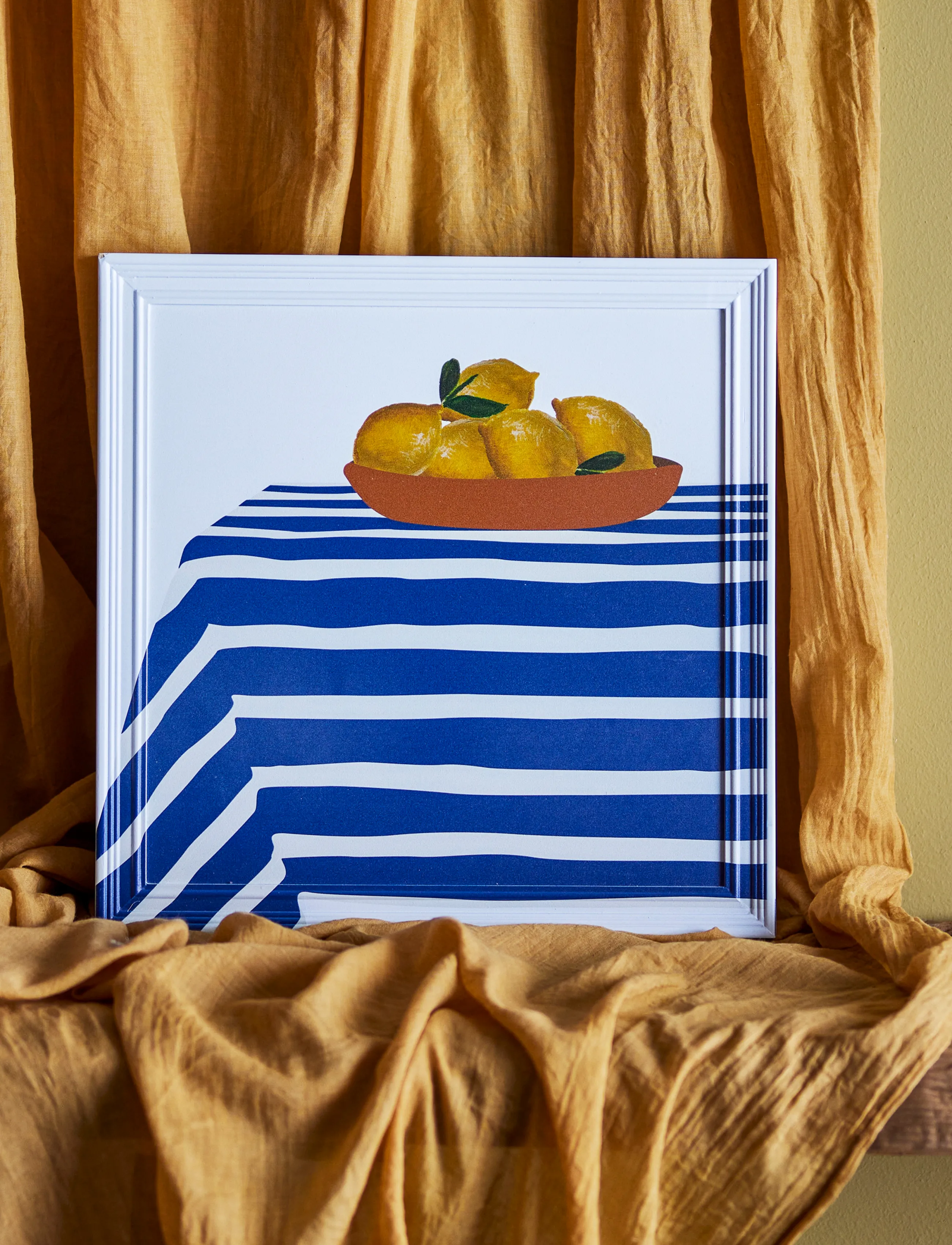 Bloomingville - Limone Illustration w/ Frame - multi-coloured - 0