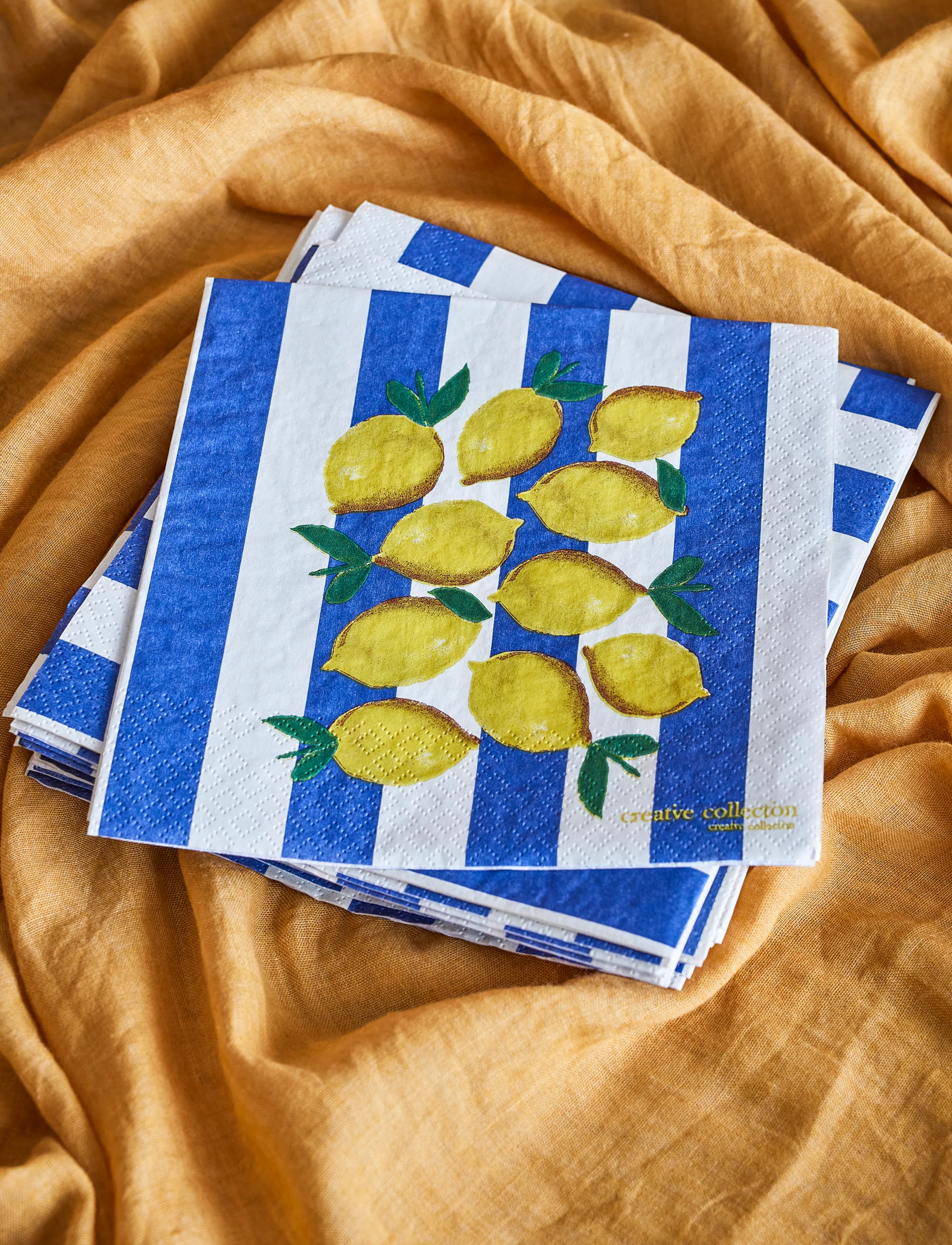Bloomingville - Limone Napkin - papierservietten - multi-coloured - 3