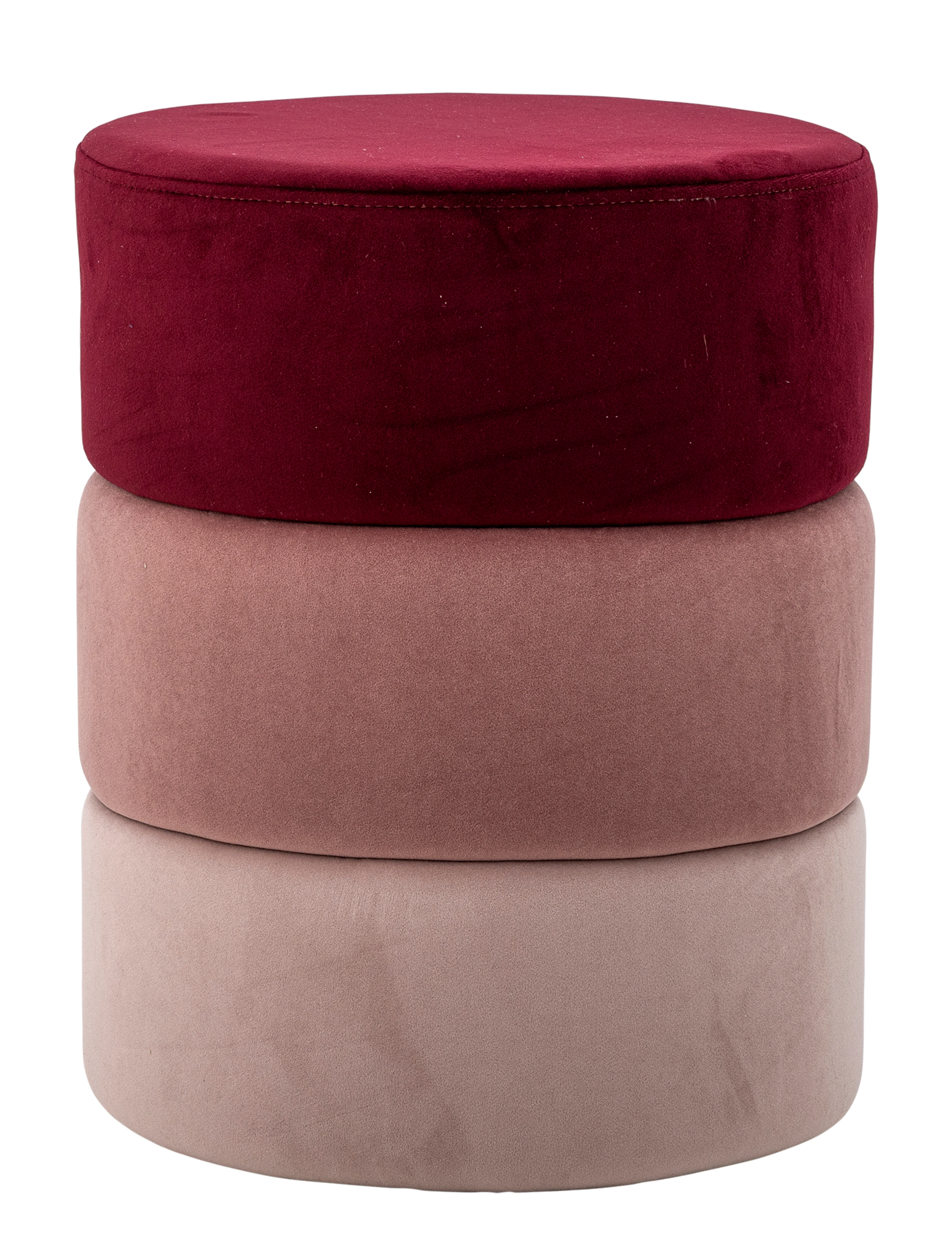Bloomingville Bilbao Pouf - Pink - H48CM
